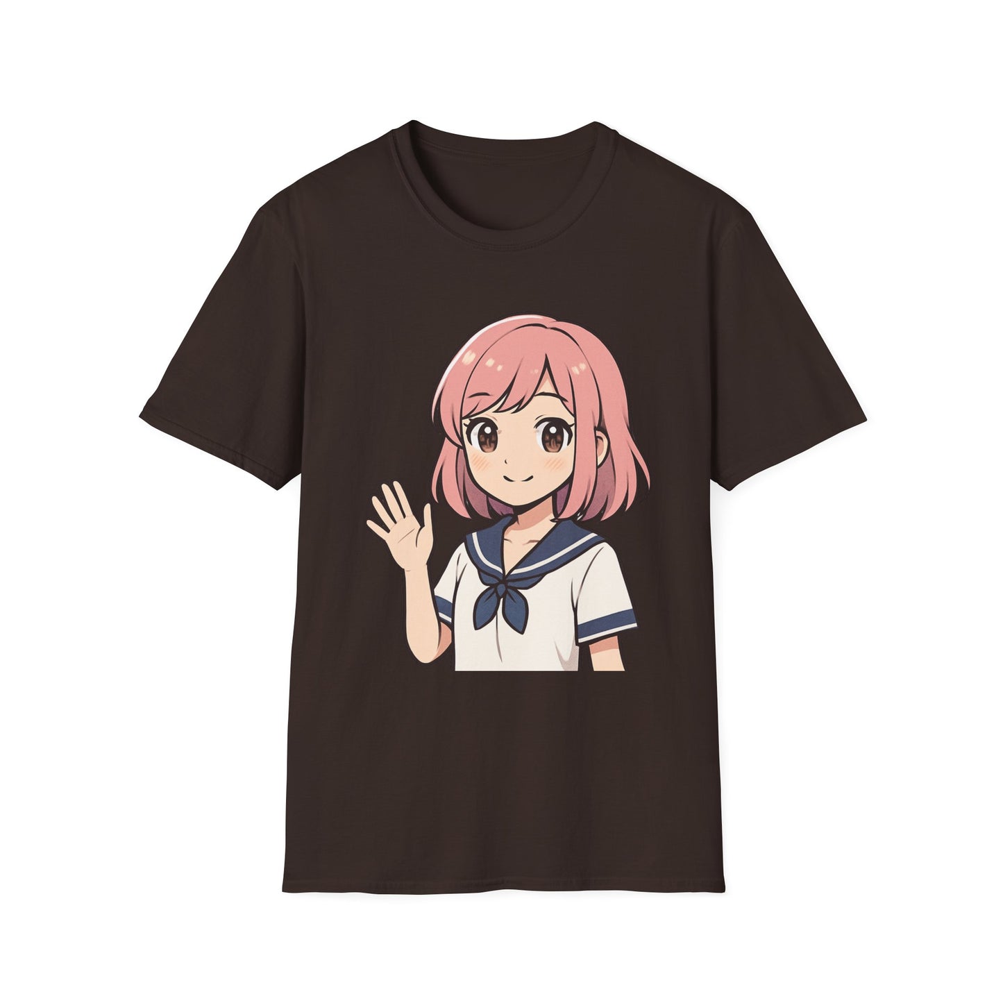 Cute Girl Unisex T-Shirt - Softstyle T-Shirt Design