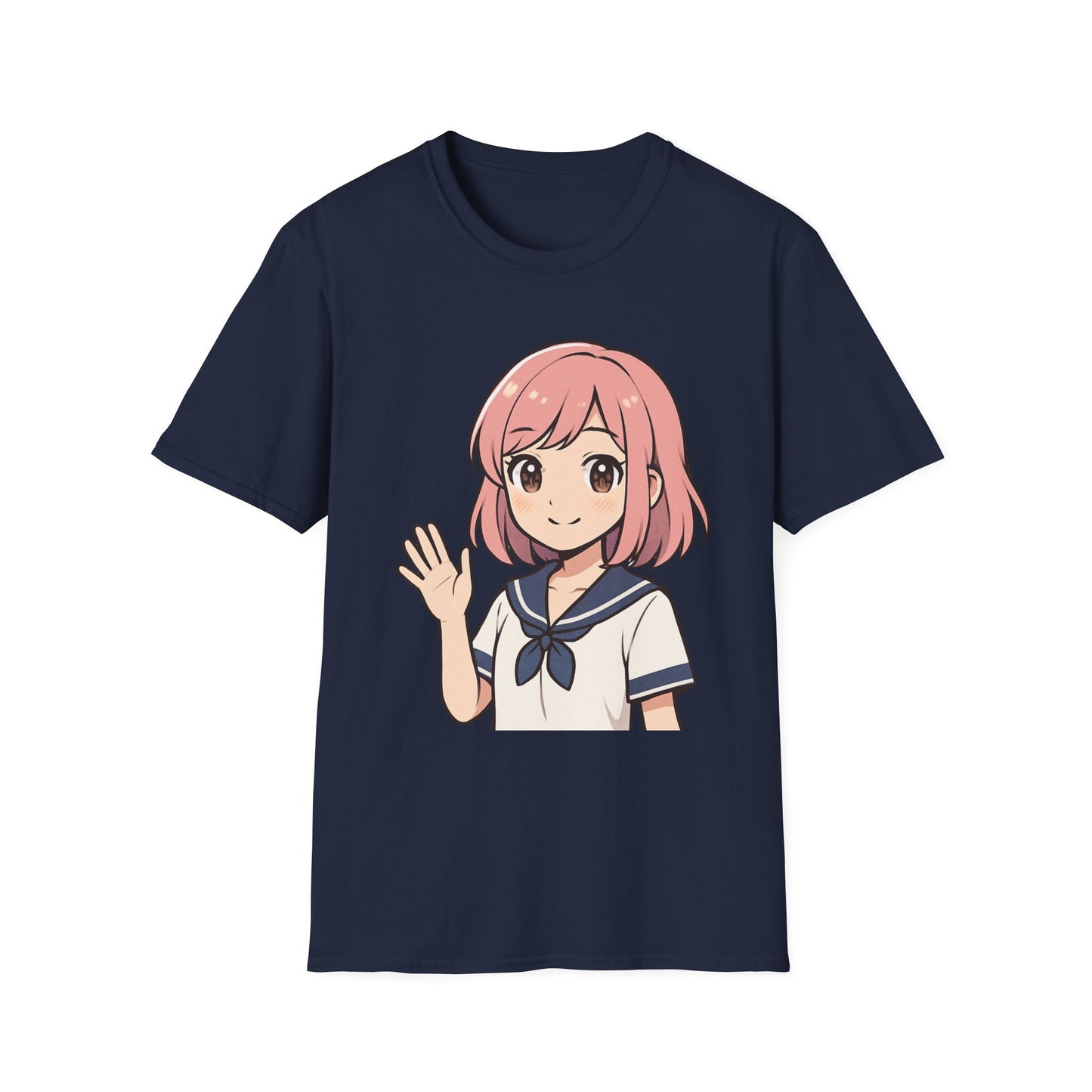 Cute Girl Unisex T-Shirt - Softstyle T-Shirt Design