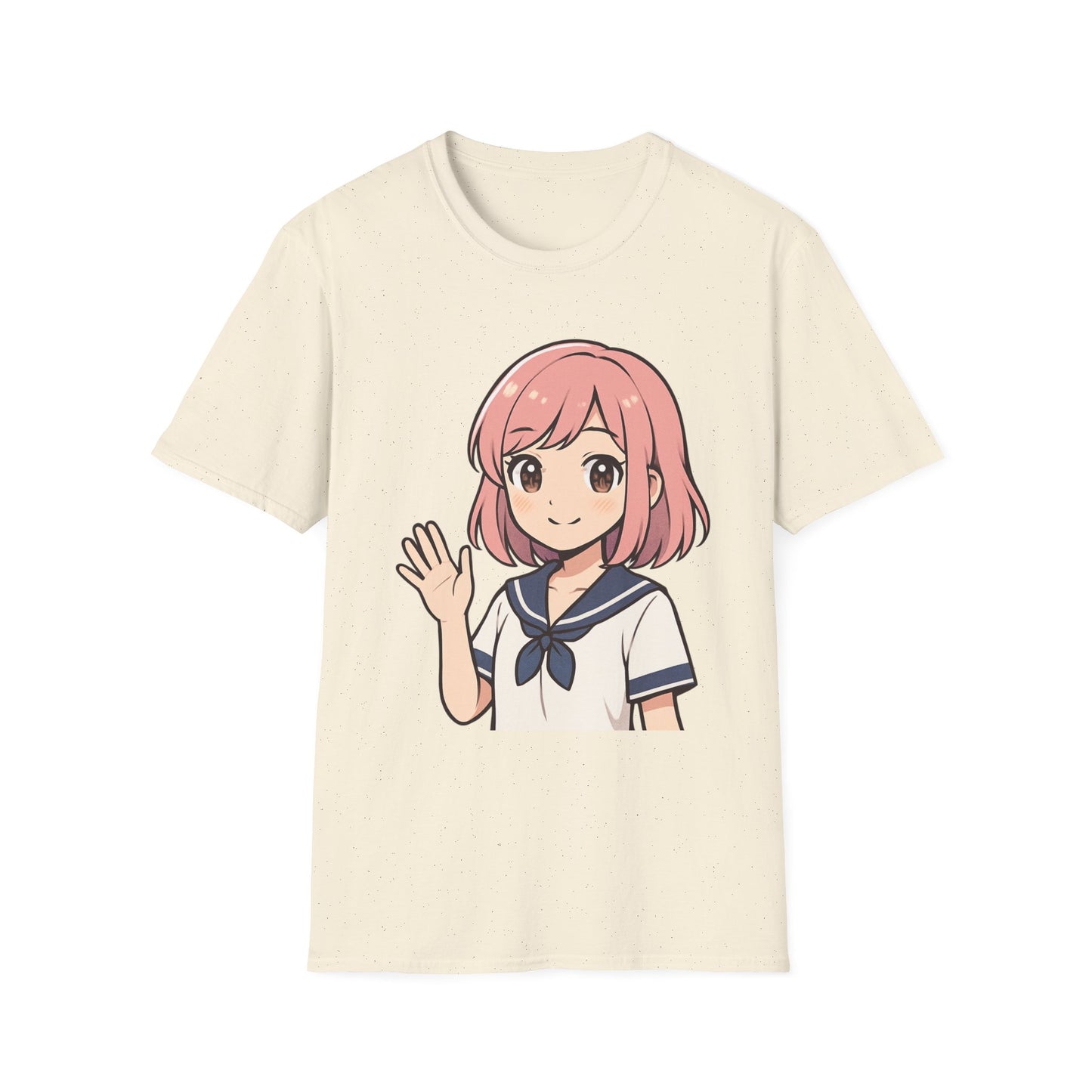 Cute Girl Unisex T-Shirt - Softstyle T-Shirt Design