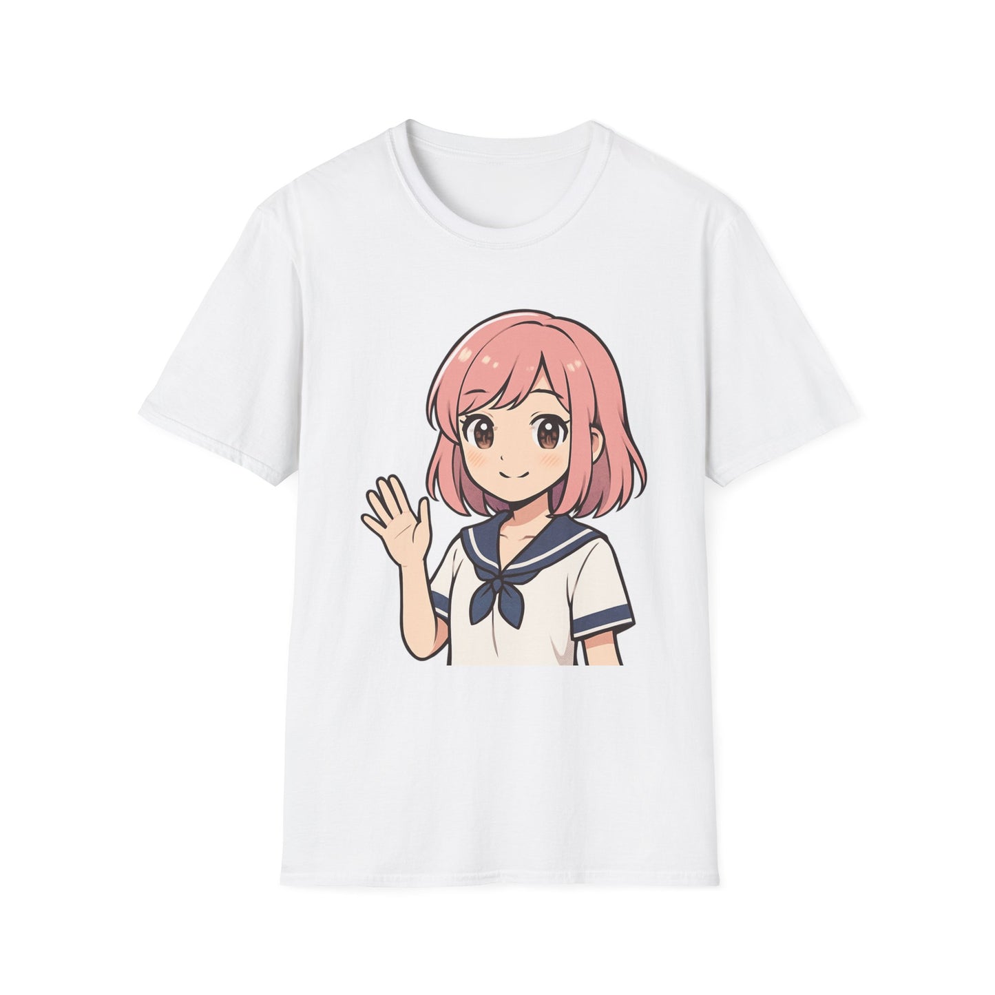 Cute Girl Unisex T-Shirt - Softstyle T-Shirt Design
