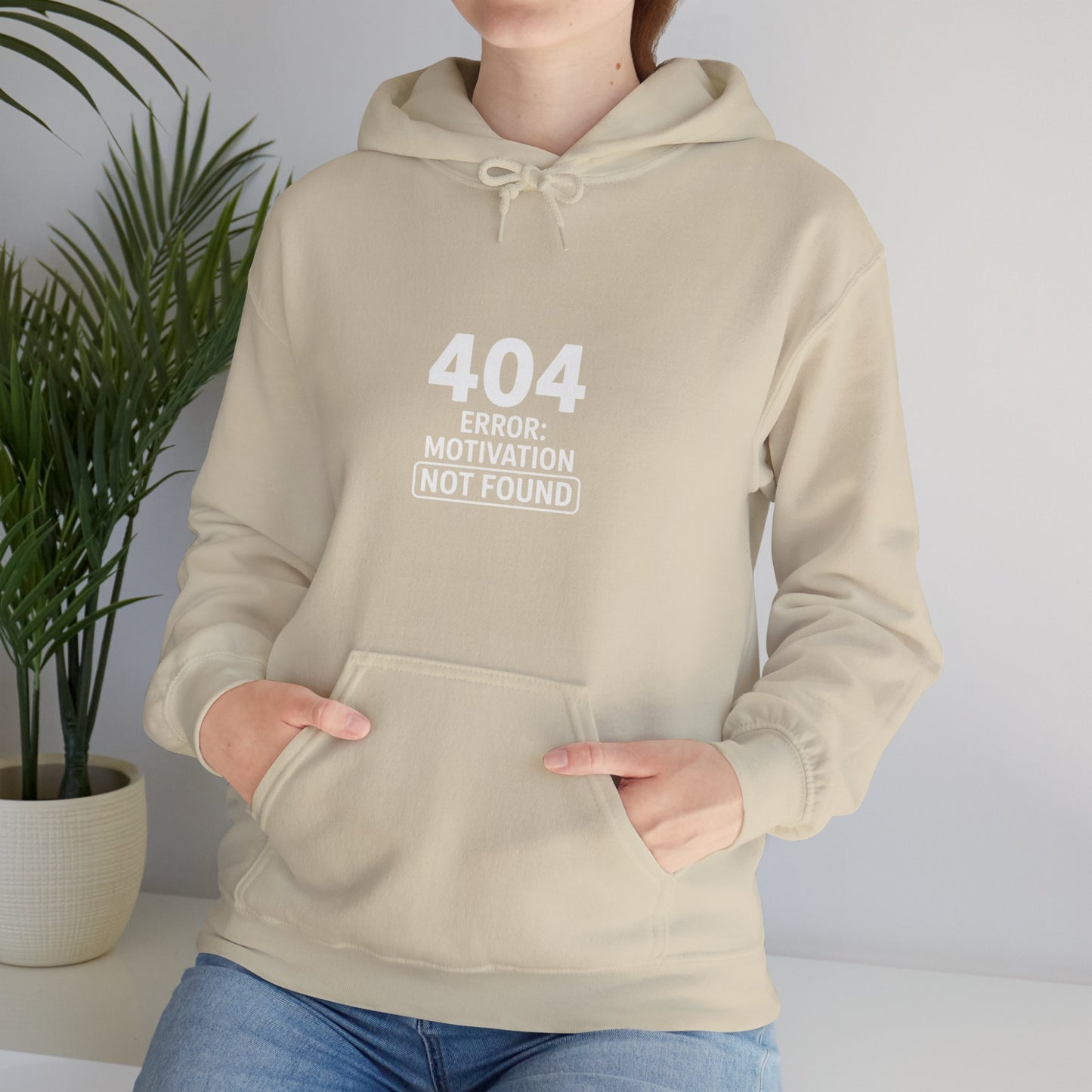 404 Motivation Not Found Hoodie