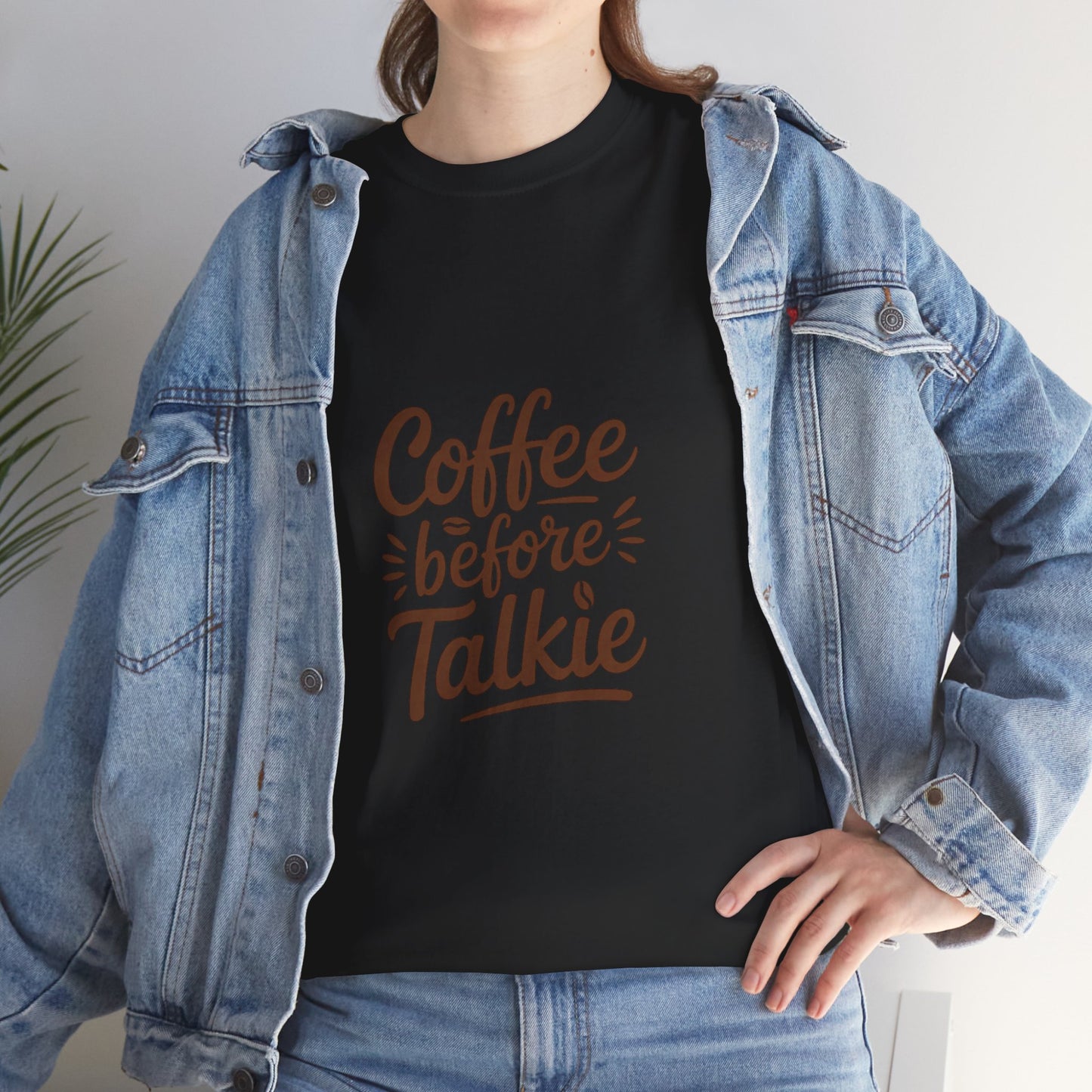 Coffee Before Talkie Unisex Heavy Cotton Tee