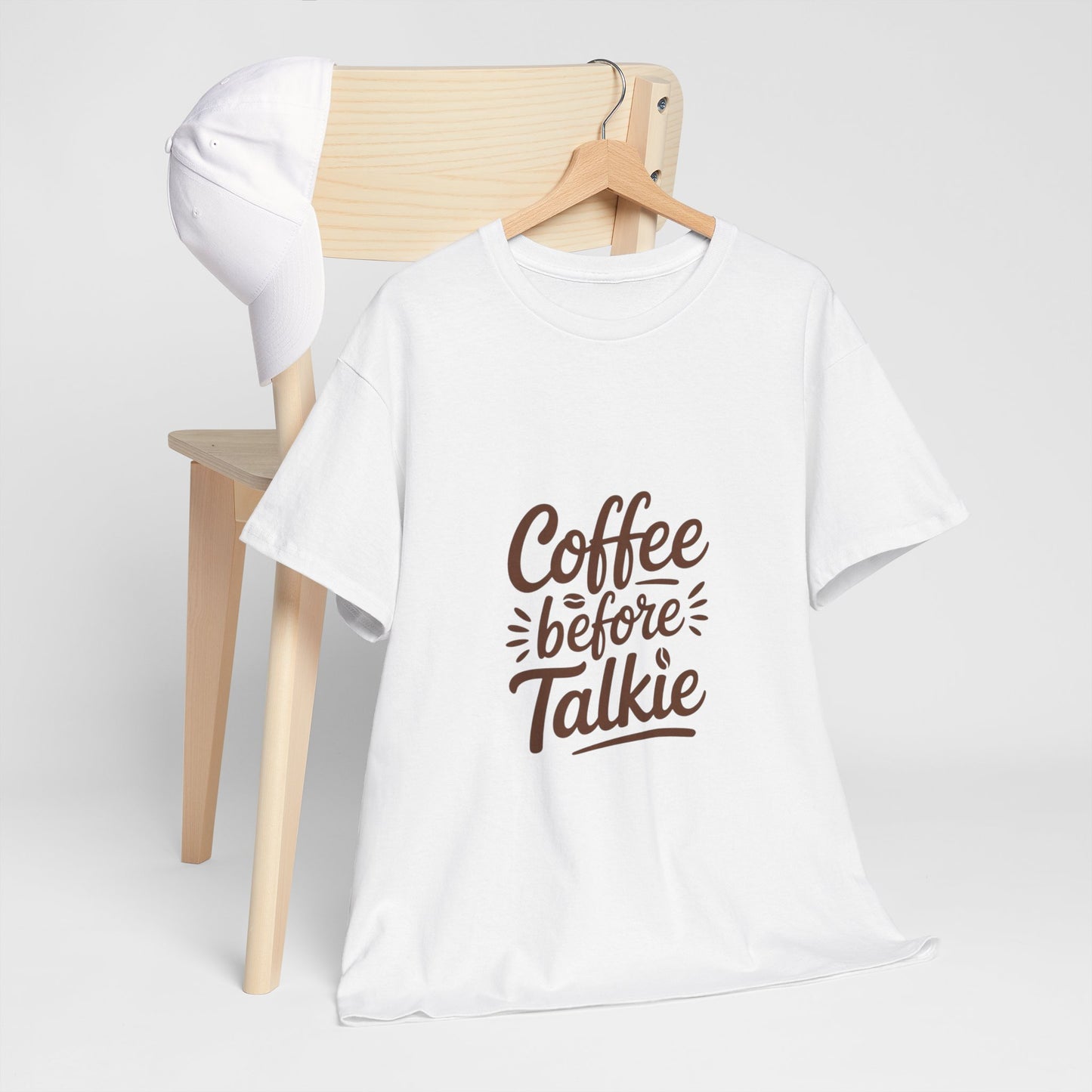 Coffee Before Talkie Unisex Heavy Cotton Tee