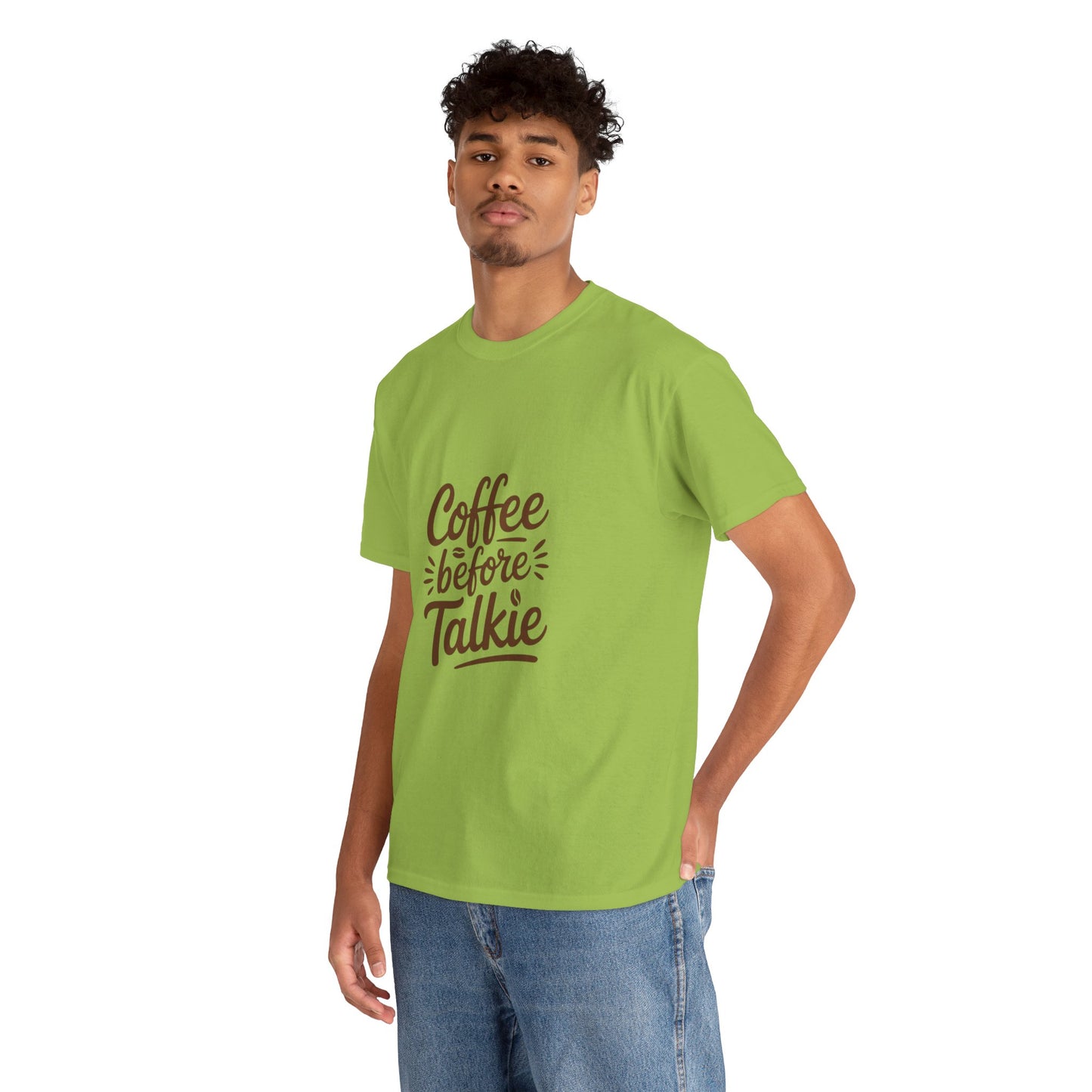 Coffee Before Talkie Unisex Heavy Cotton Tee