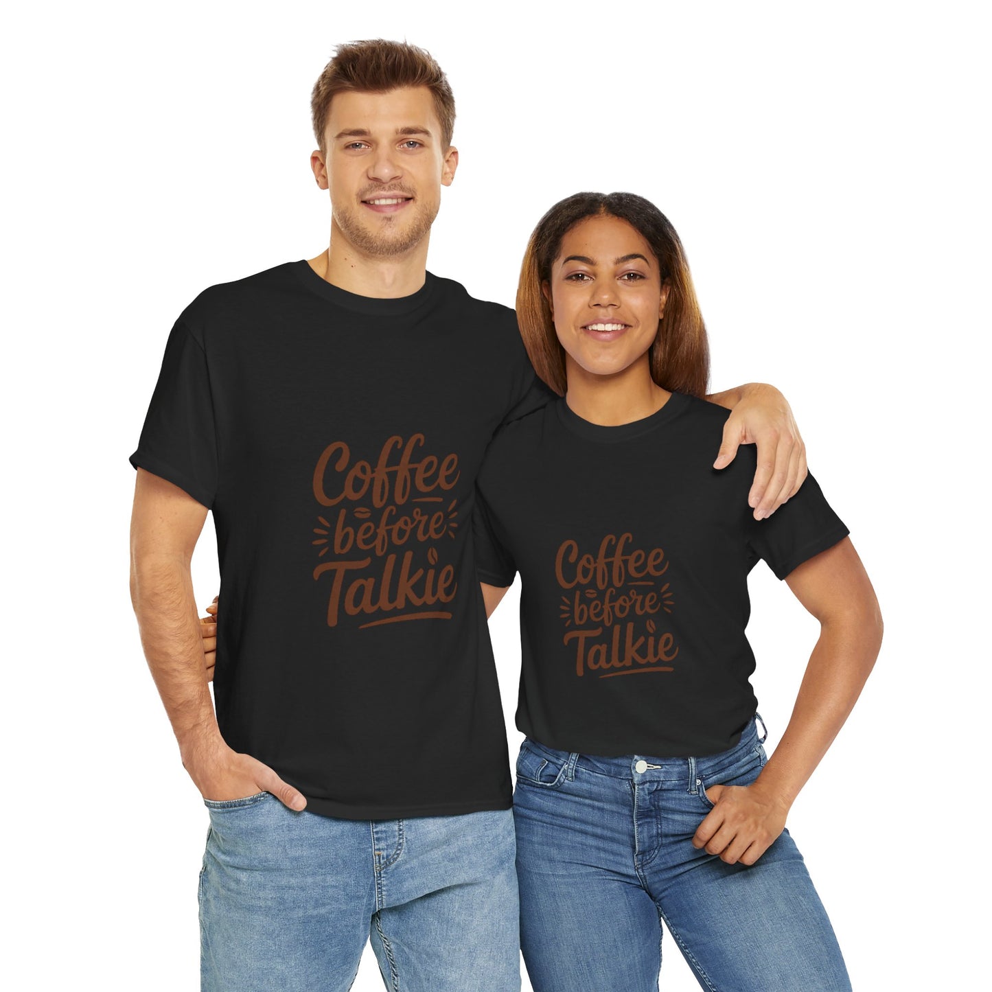 Coffee Before Talkie Unisex Heavy Cotton Tee