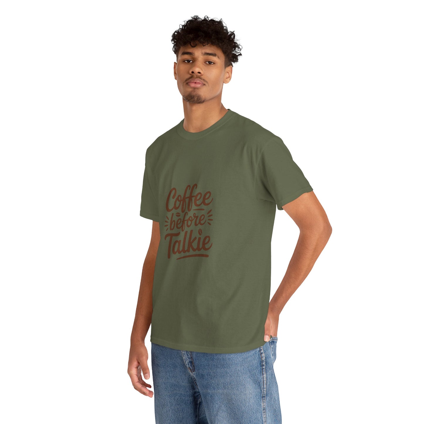 Coffee Before Talkie Unisex Heavy Cotton Tee