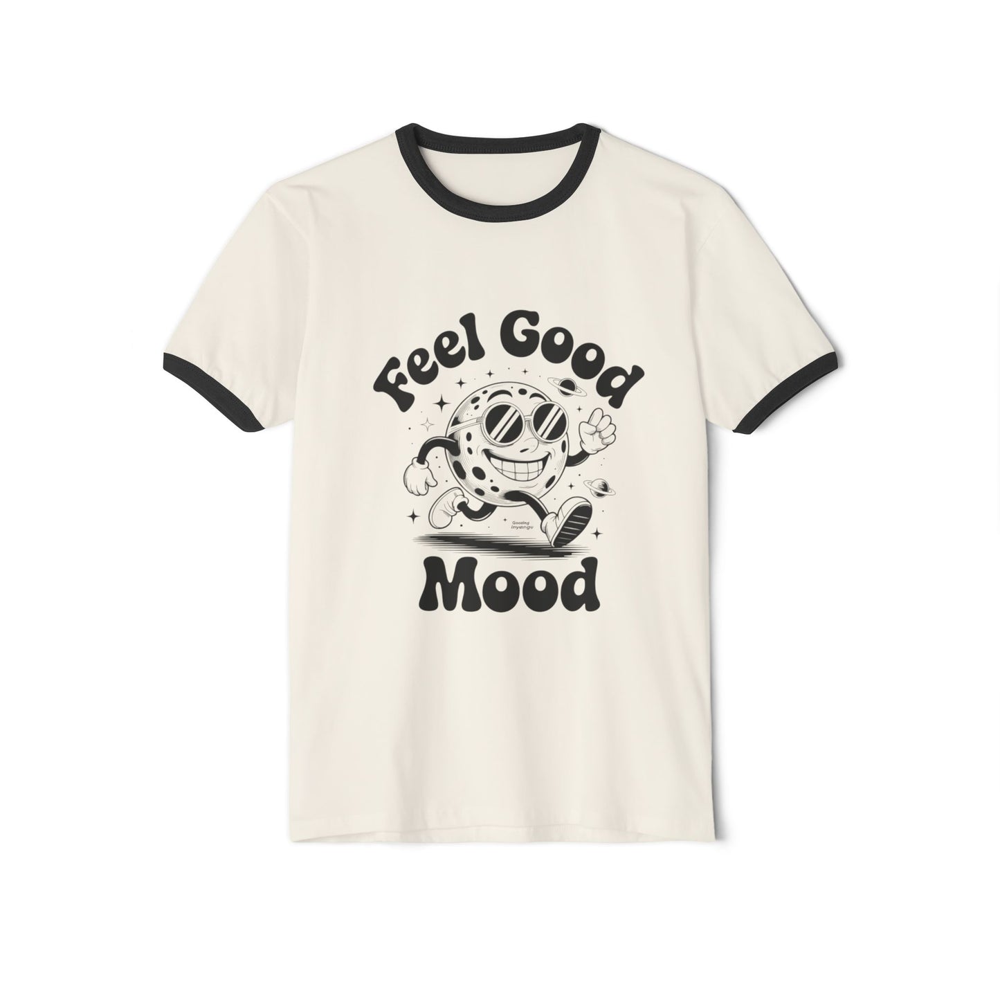Feel Good Ringer T-Shirt Design