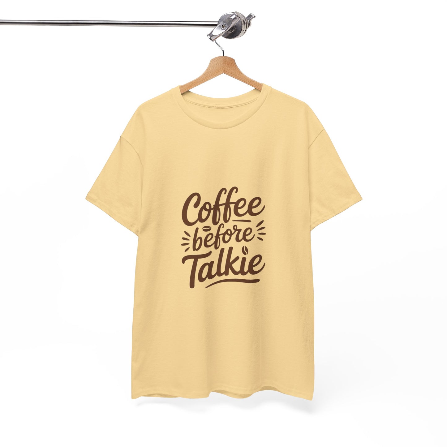 Coffee Before Talkie Unisex Heavy Cotton Tee