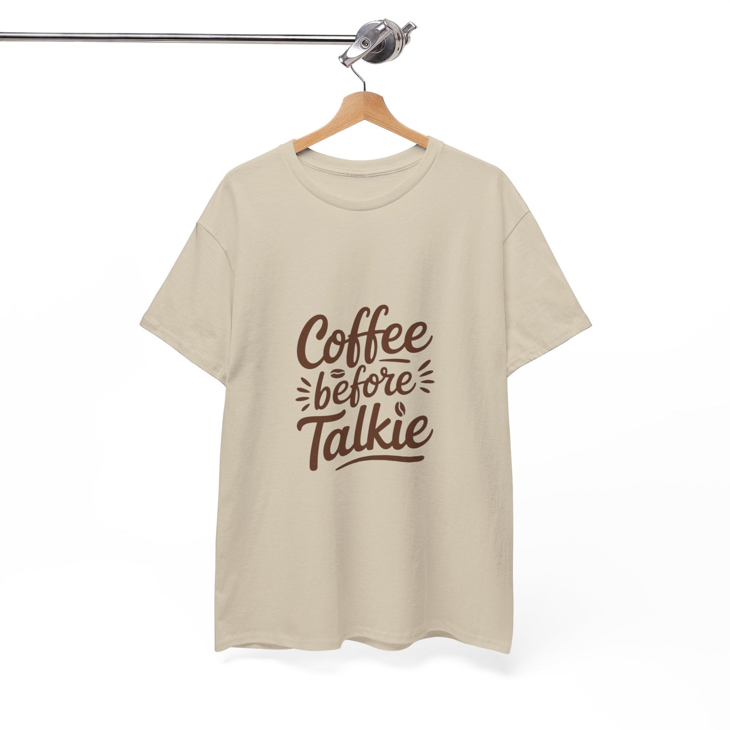 Coffee Before Talkie Unisex Heavy Cotton Tee