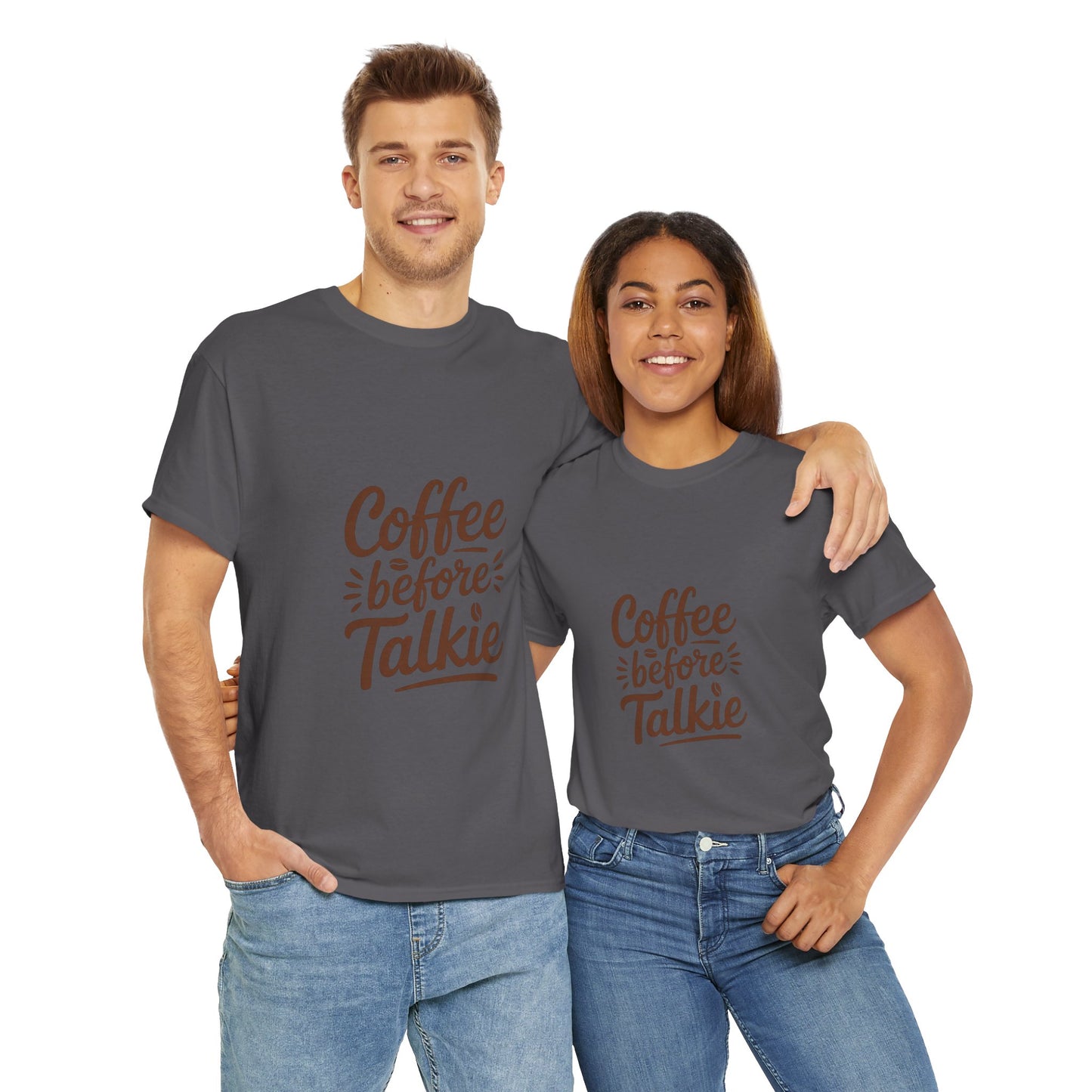Coffee Before Talkie Unisex Heavy Cotton Tee