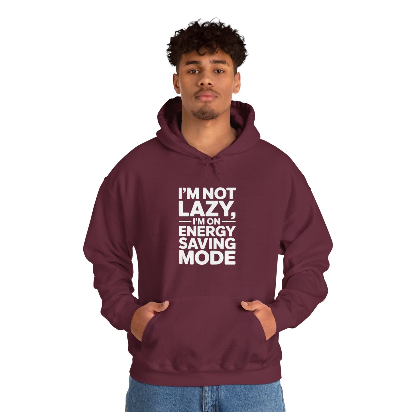Energy Saving Mode Hoodie - Unisex Heavy Blend Sweatshirt