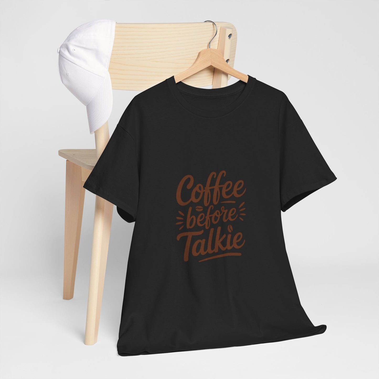 Coffee Before Talkie Unisex Heavy Cotton Tee