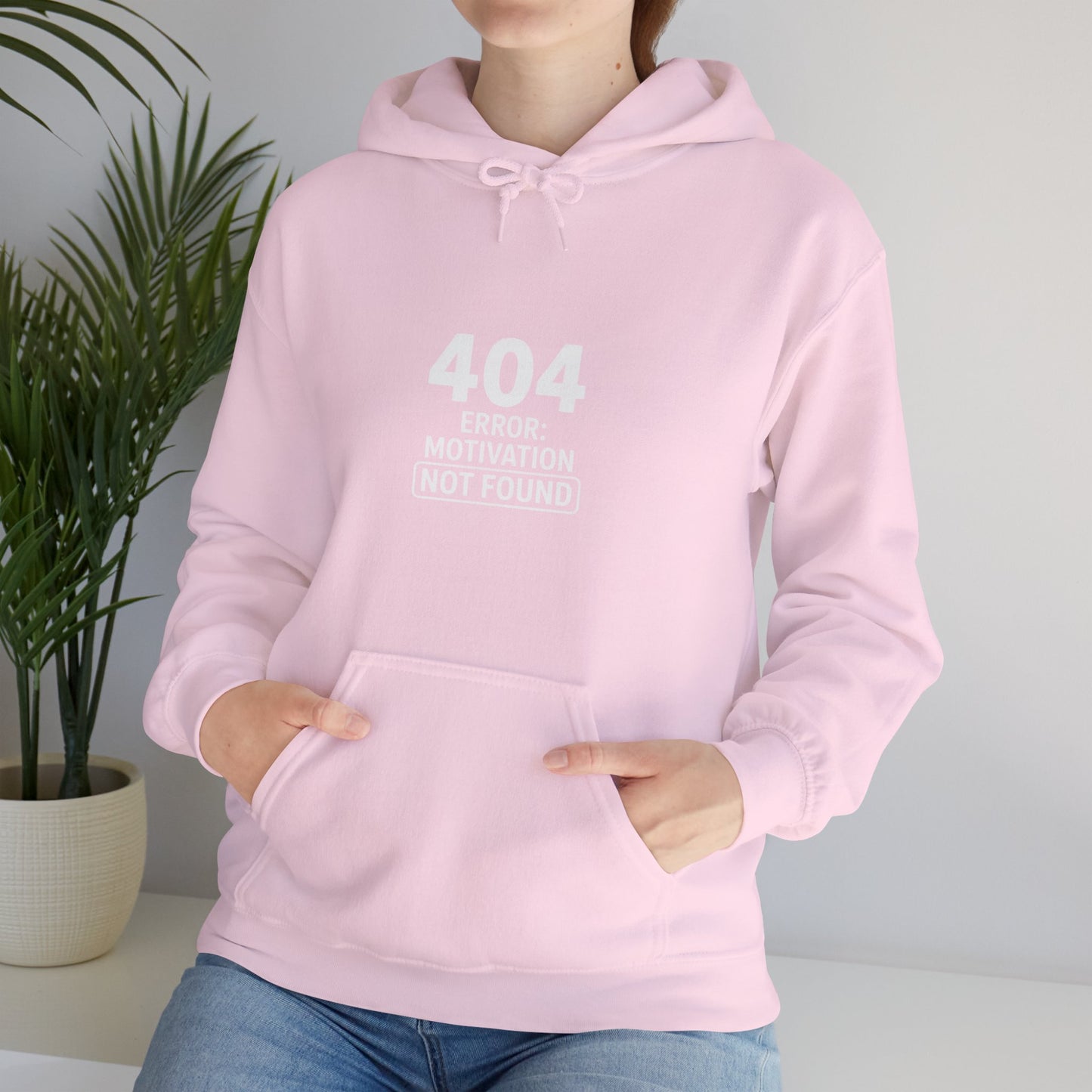 404 Motivation Not Found Hoodie