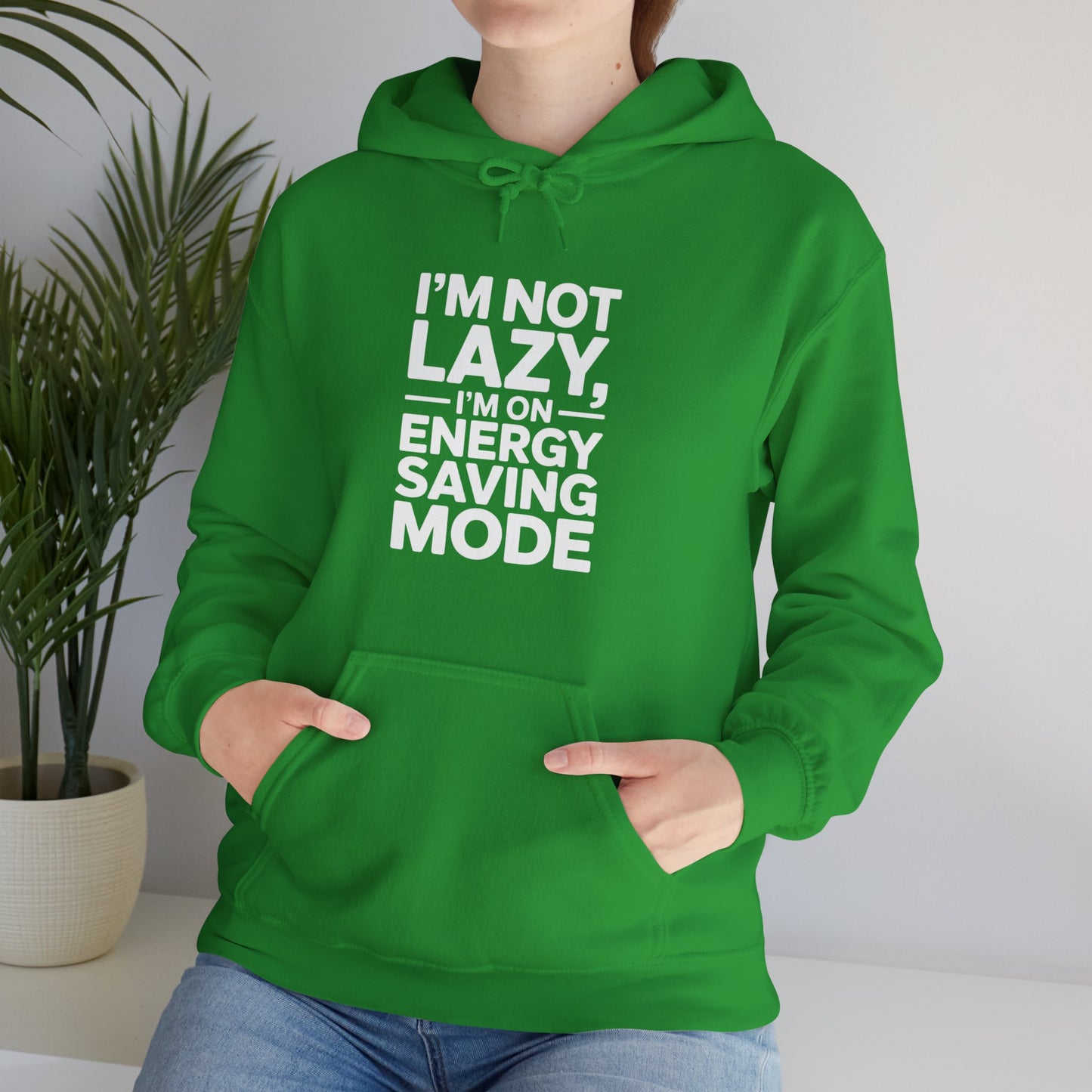 Energy Saving Mode Hoodie - Unisex Heavy Blend Sweatshirt