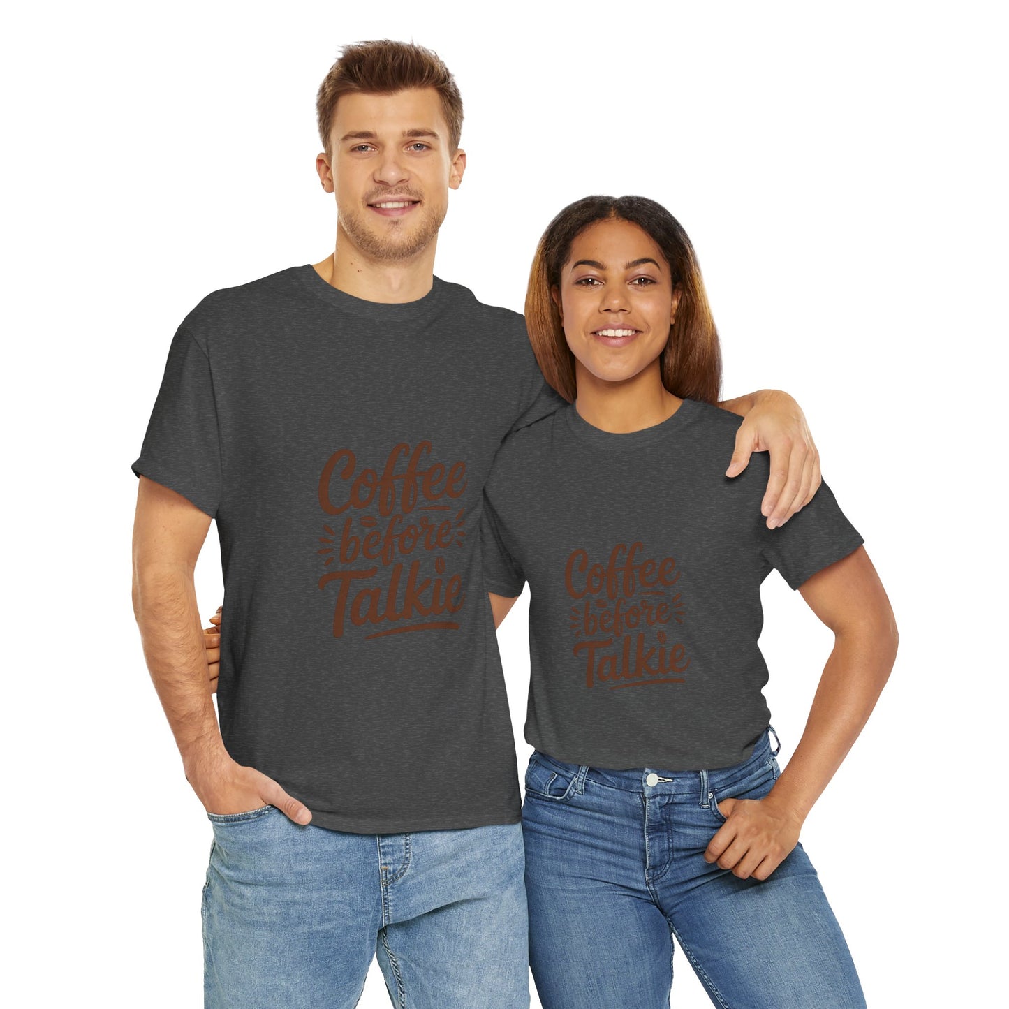 Coffee Before Talkie Unisex Heavy Cotton Tee