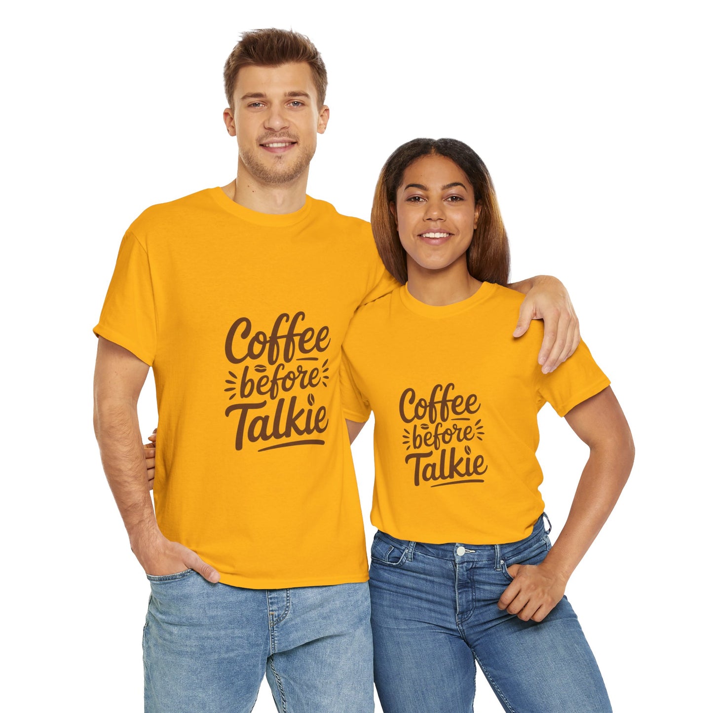 Coffee Before Talkie Unisex Heavy Cotton Tee