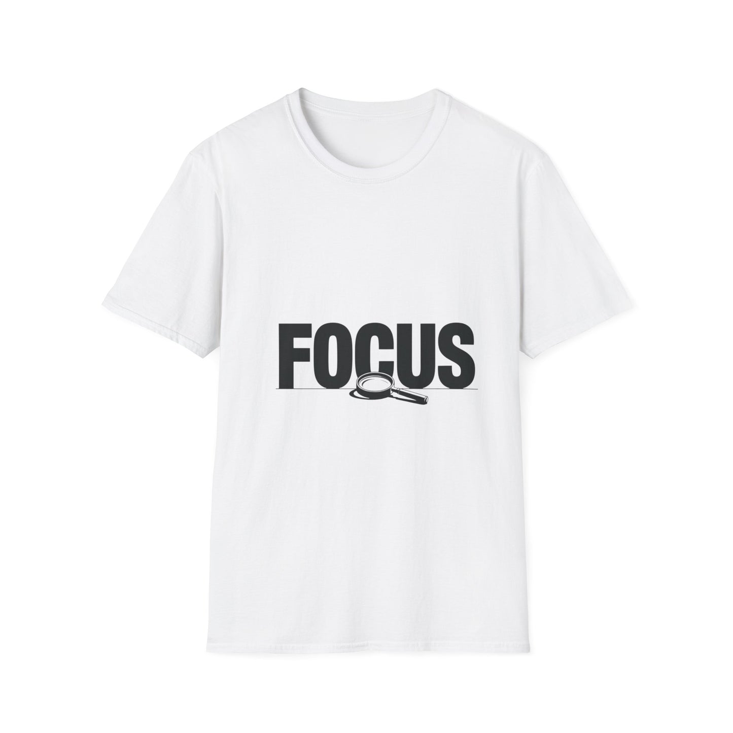Focus Letter Unisex T-Shirt Design