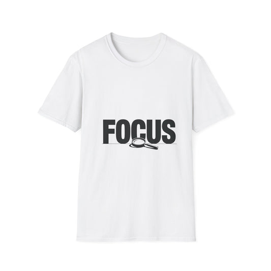 Focus Letter Unisex T-Shirt Design