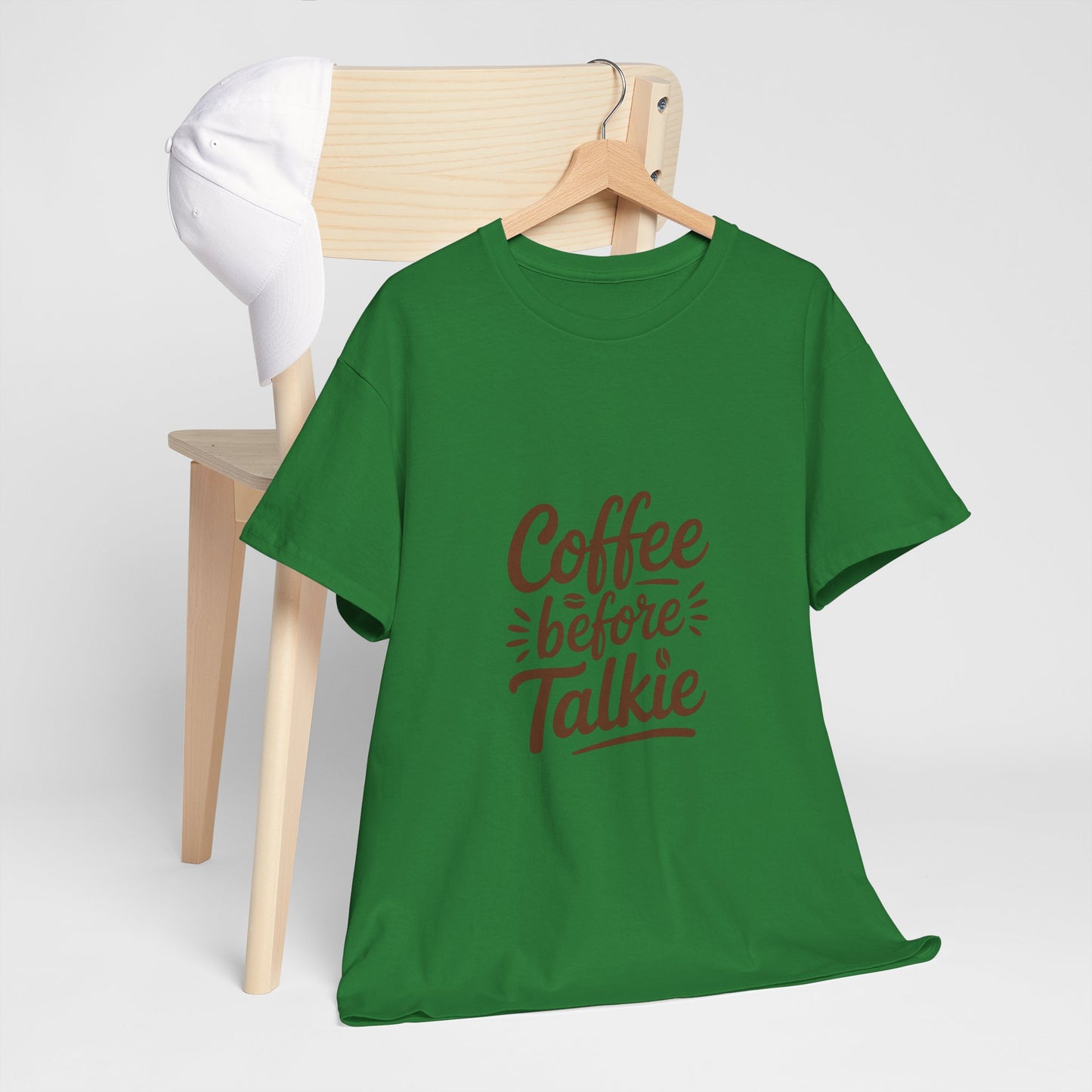 Coffee Before Talkie Unisex Heavy Cotton Tee