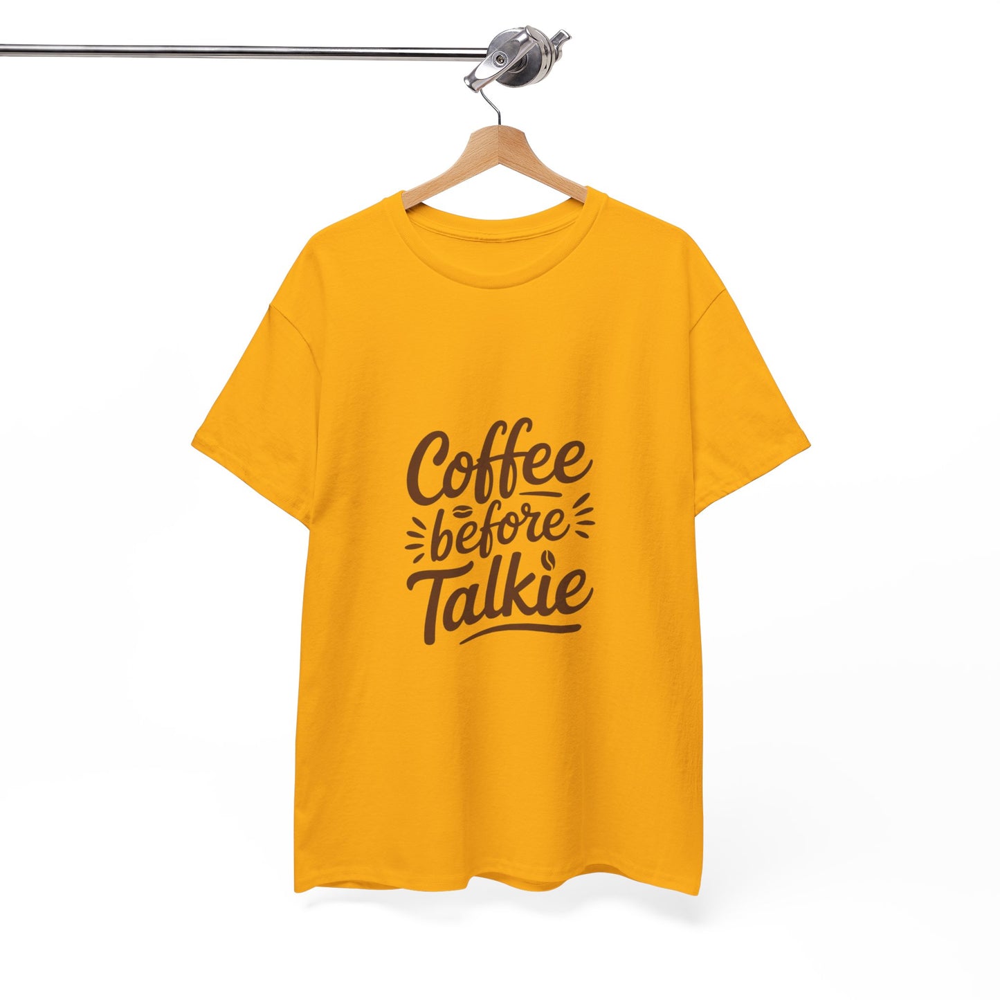 Coffee Before Talkie Unisex Heavy Cotton Tee