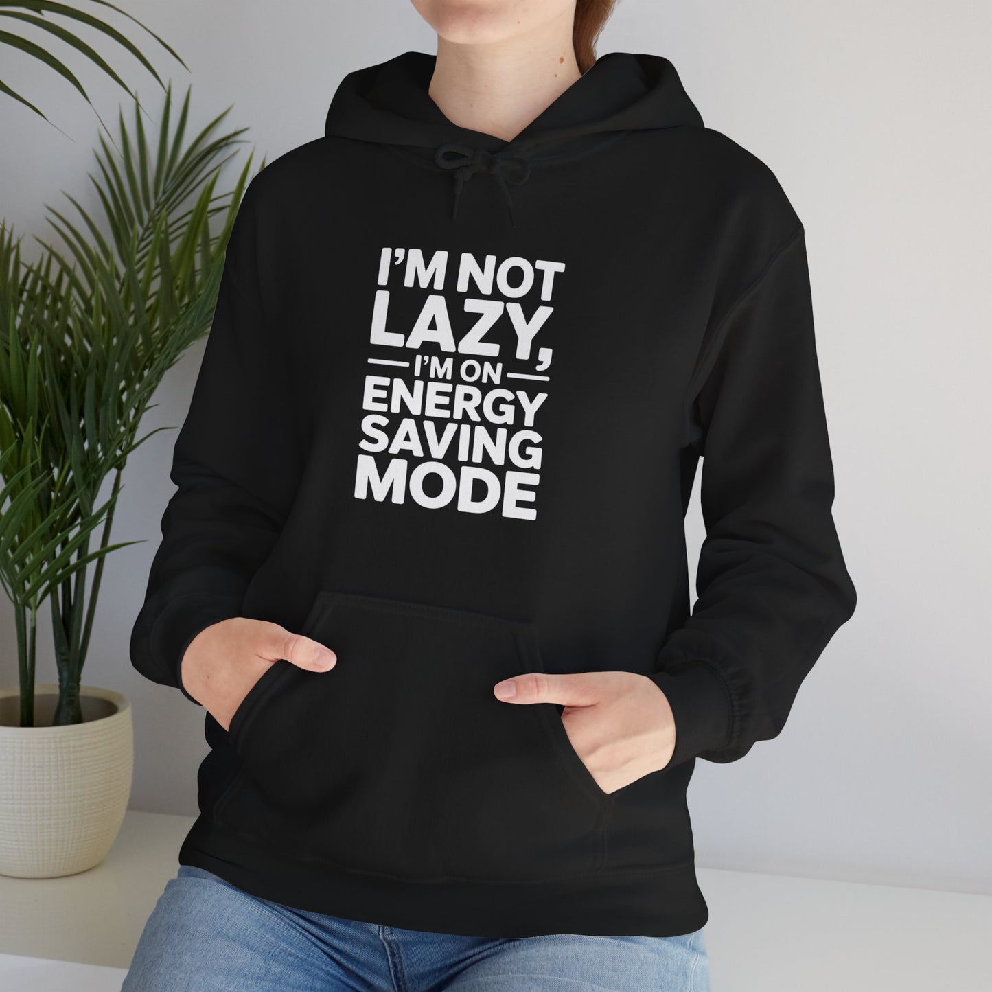 Energy Saving Mode Hoodie - Unisex Heavy Blend Sweatshirt
