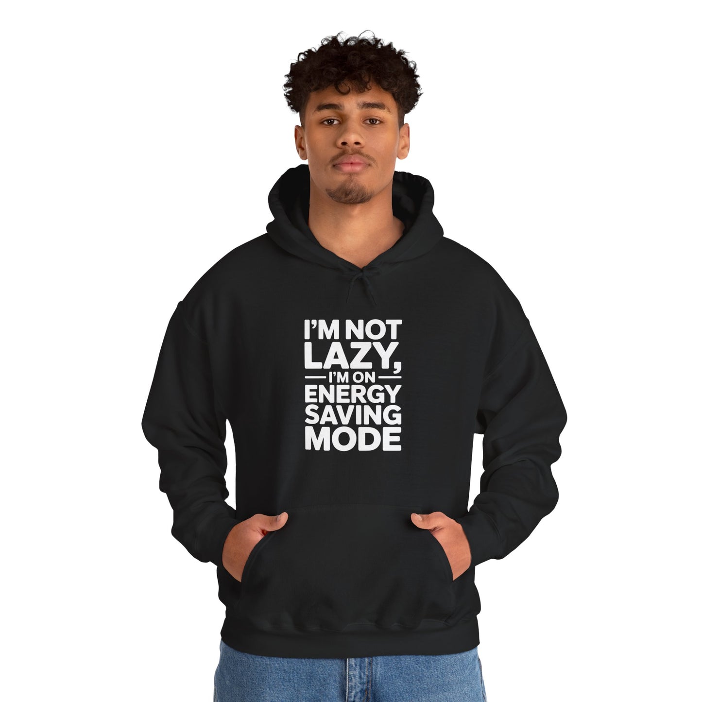 Energy Saving Mode Hoodie - Unisex Heavy Blend Sweatshirt