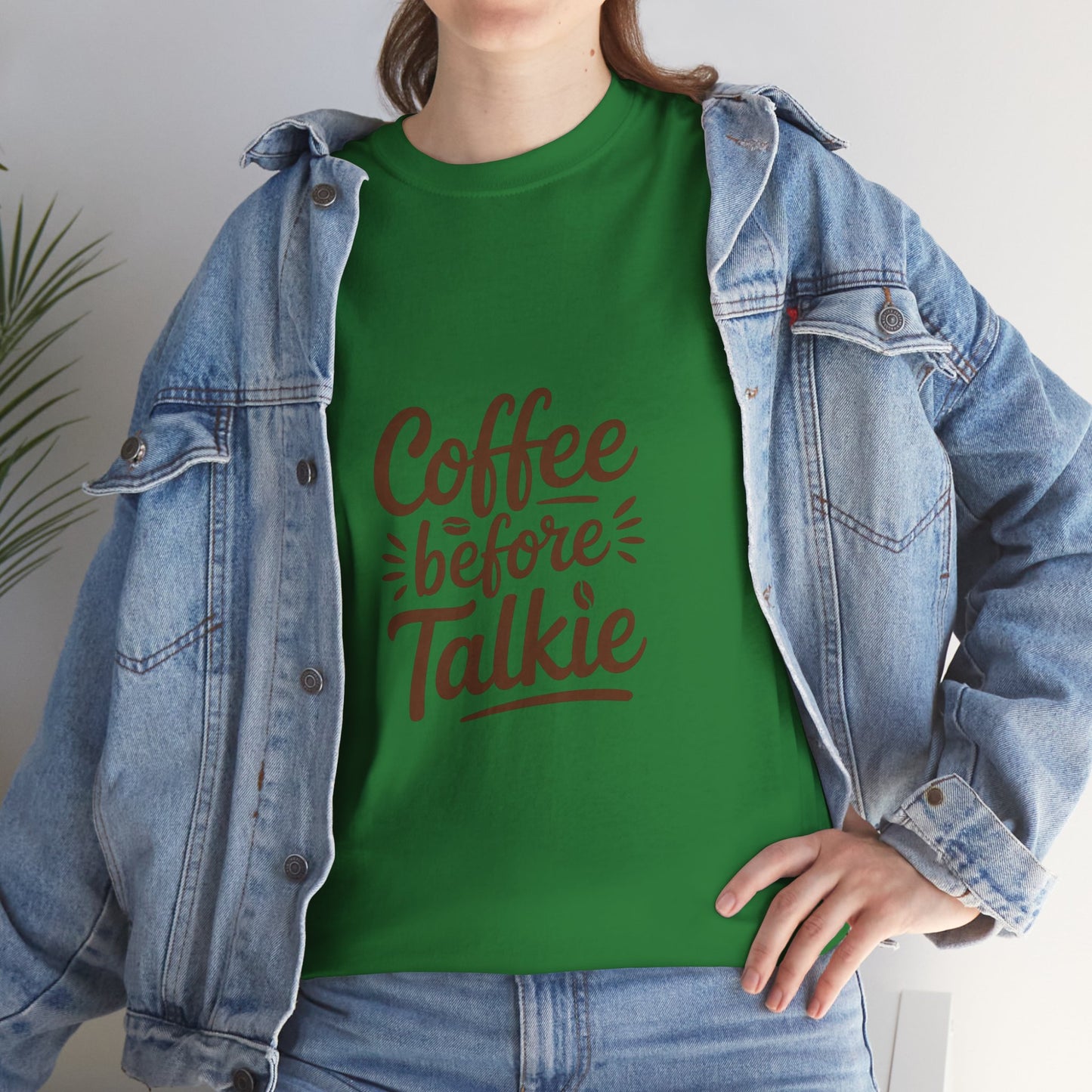 Coffee Before Talkie Unisex Heavy Cotton Tee