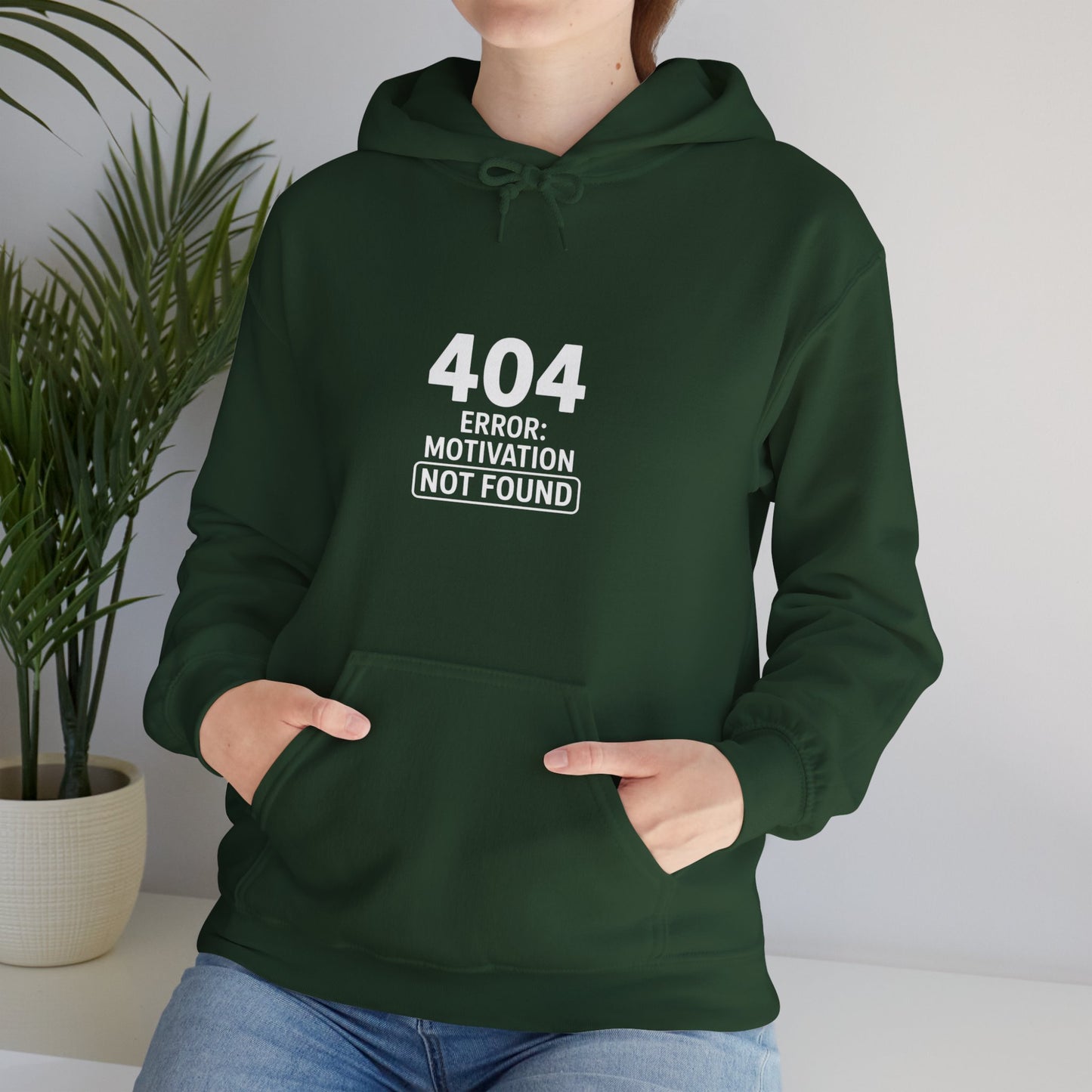 404 Motivation Not Found Hoodie