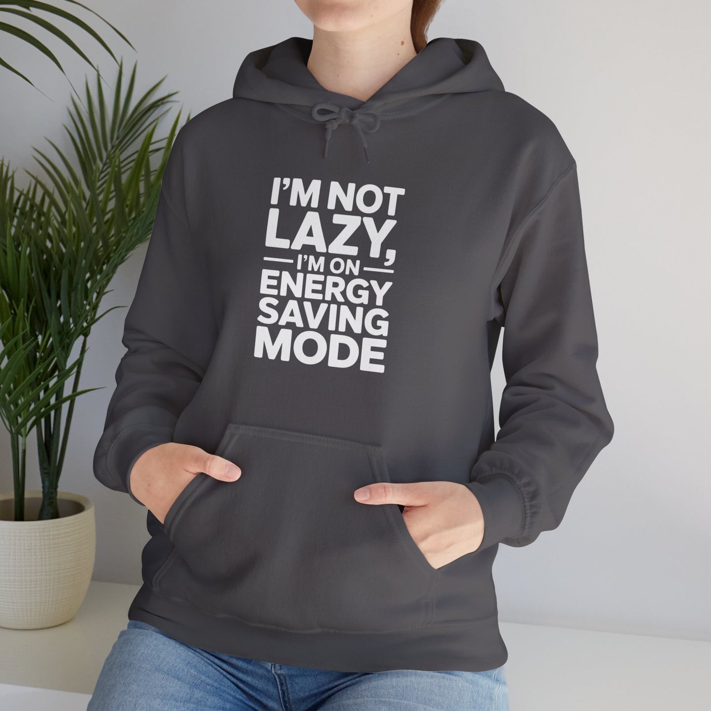 Energy Saving Mode Hoodie - Unisex Heavy Blend Sweatshirt