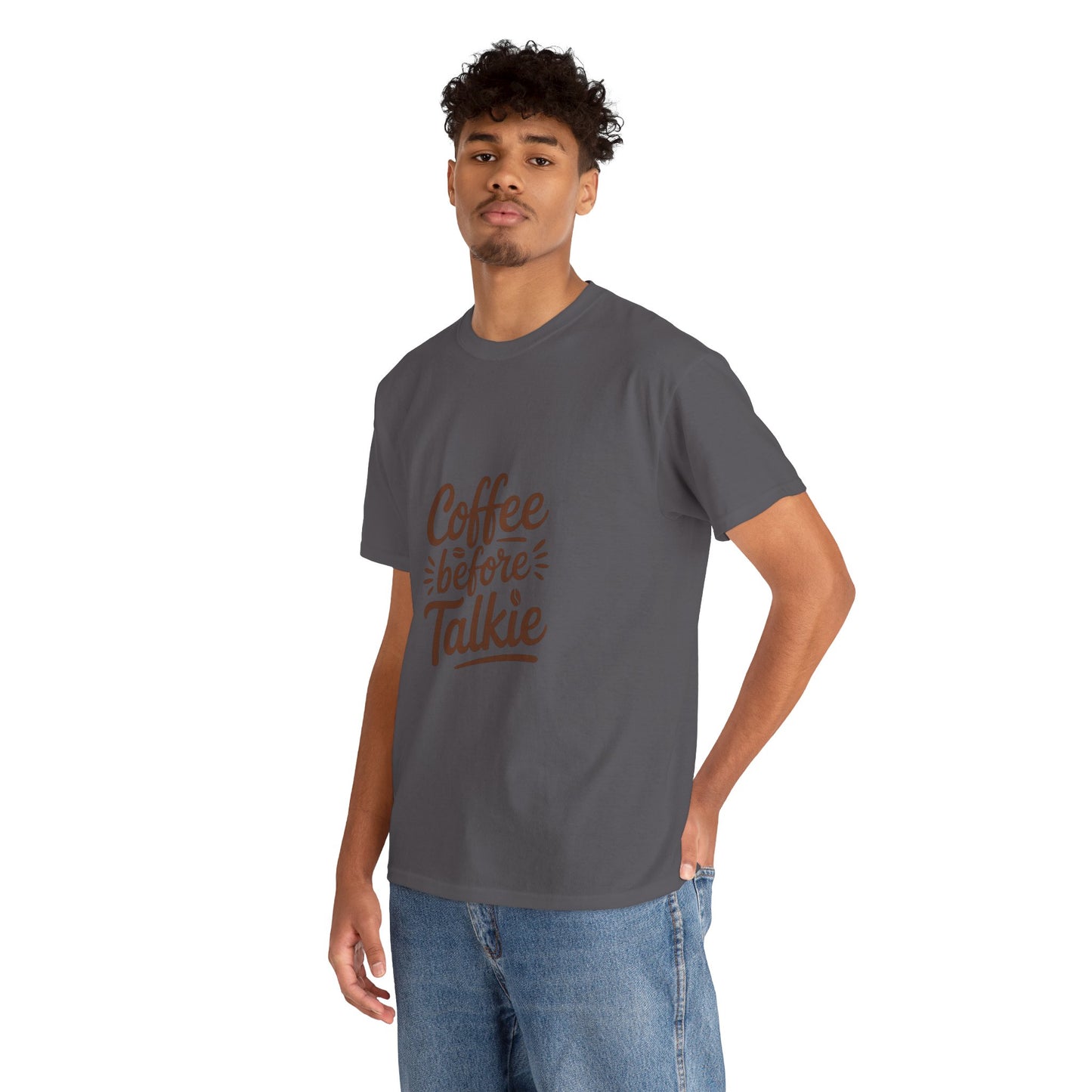 Coffee Before Talkie Unisex Heavy Cotton Tee