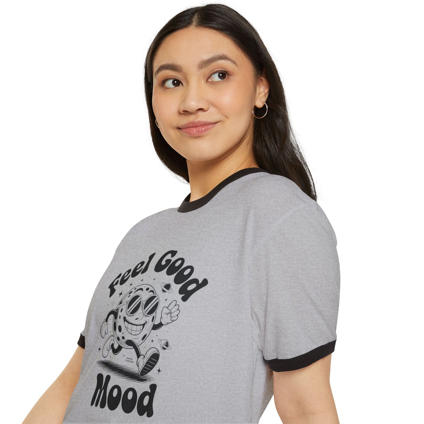 Feel Good Ringer T-Shirt Design