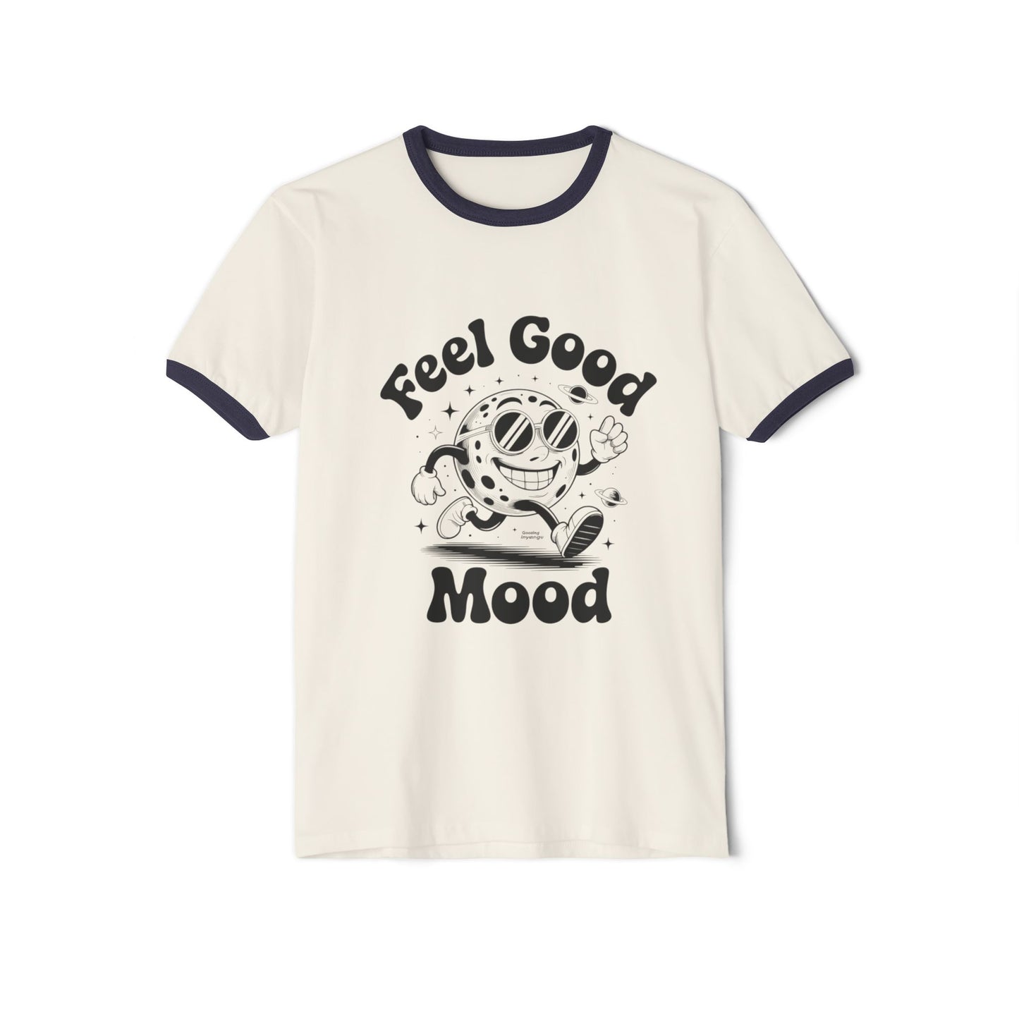 Feel Good Ringer T-Shirt Design