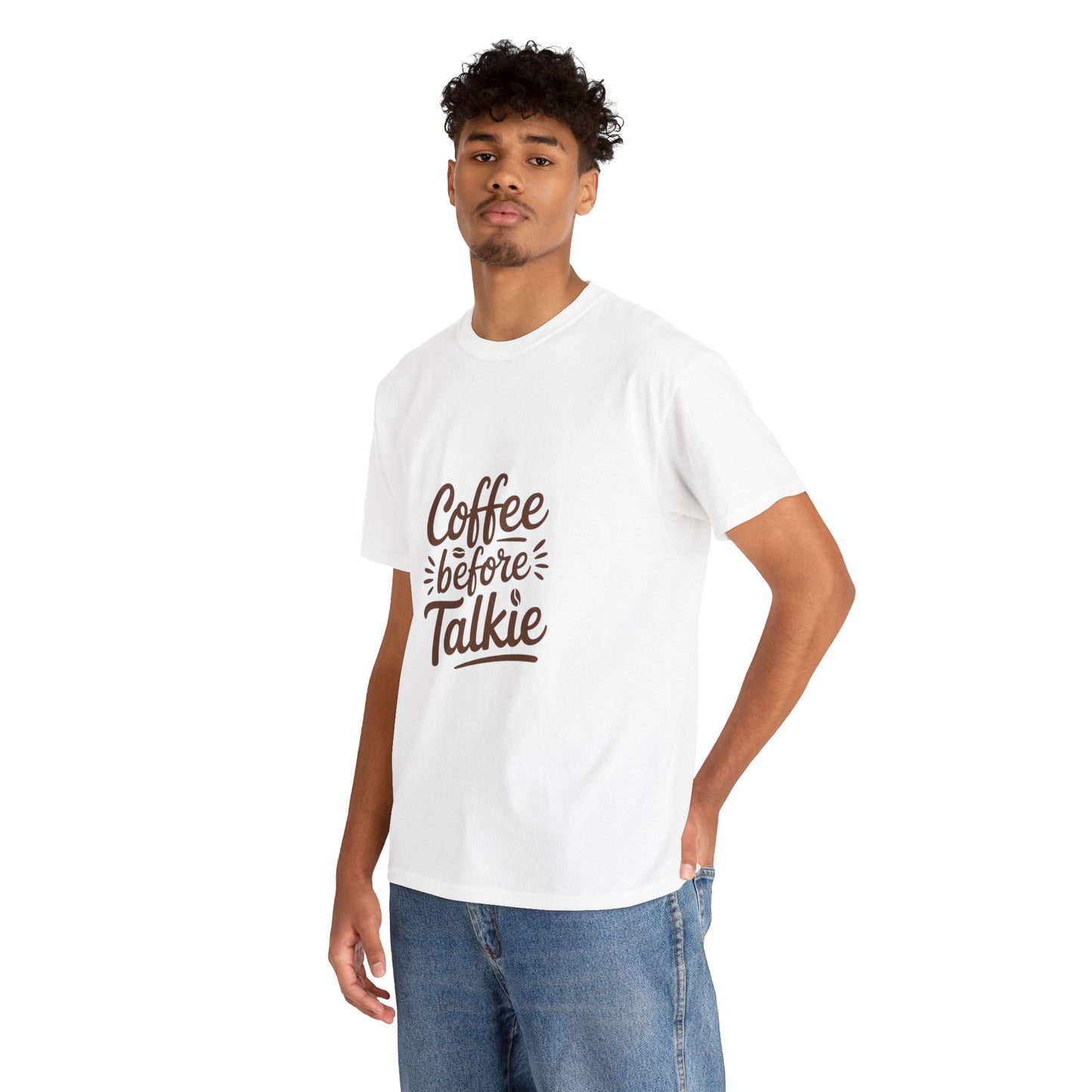 Coffee Before Talkie Unisex Heavy Cotton Tee