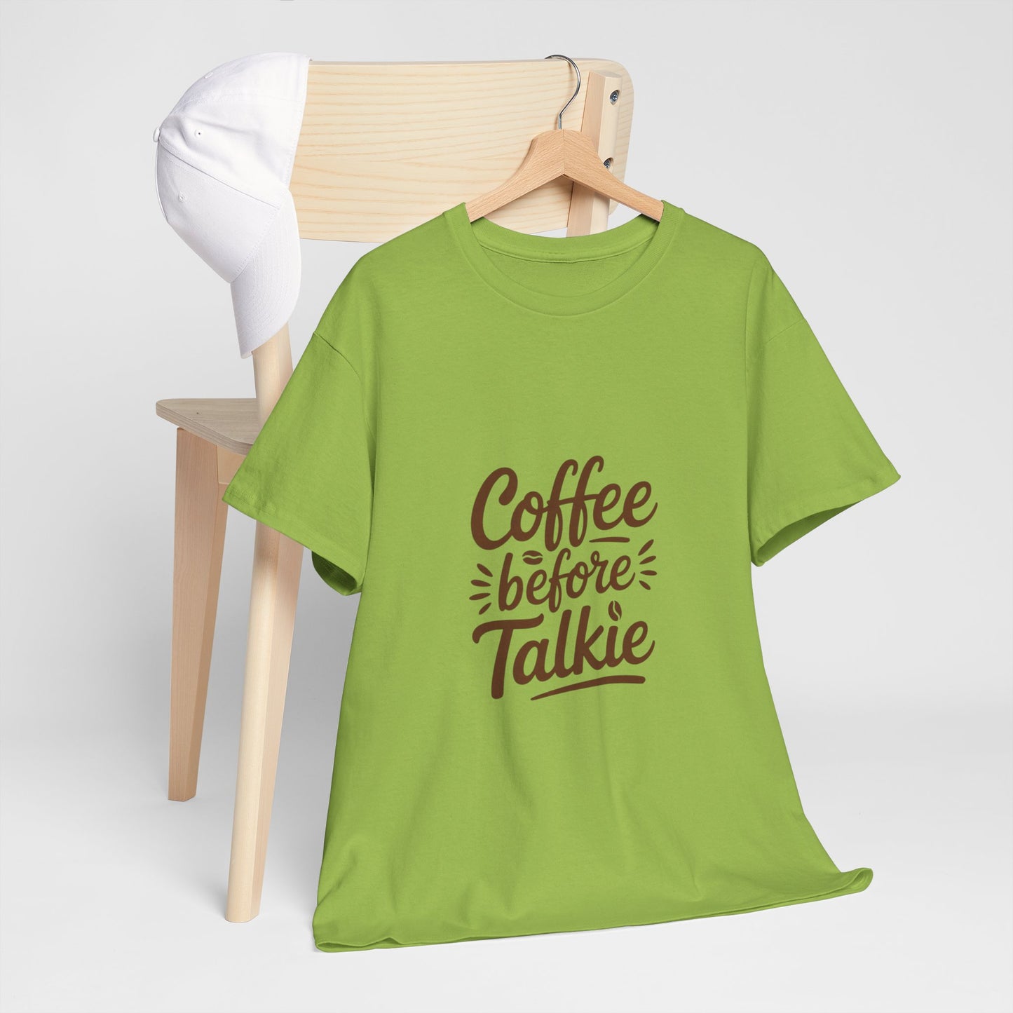 Coffee Before Talkie Unisex Heavy Cotton Tee
