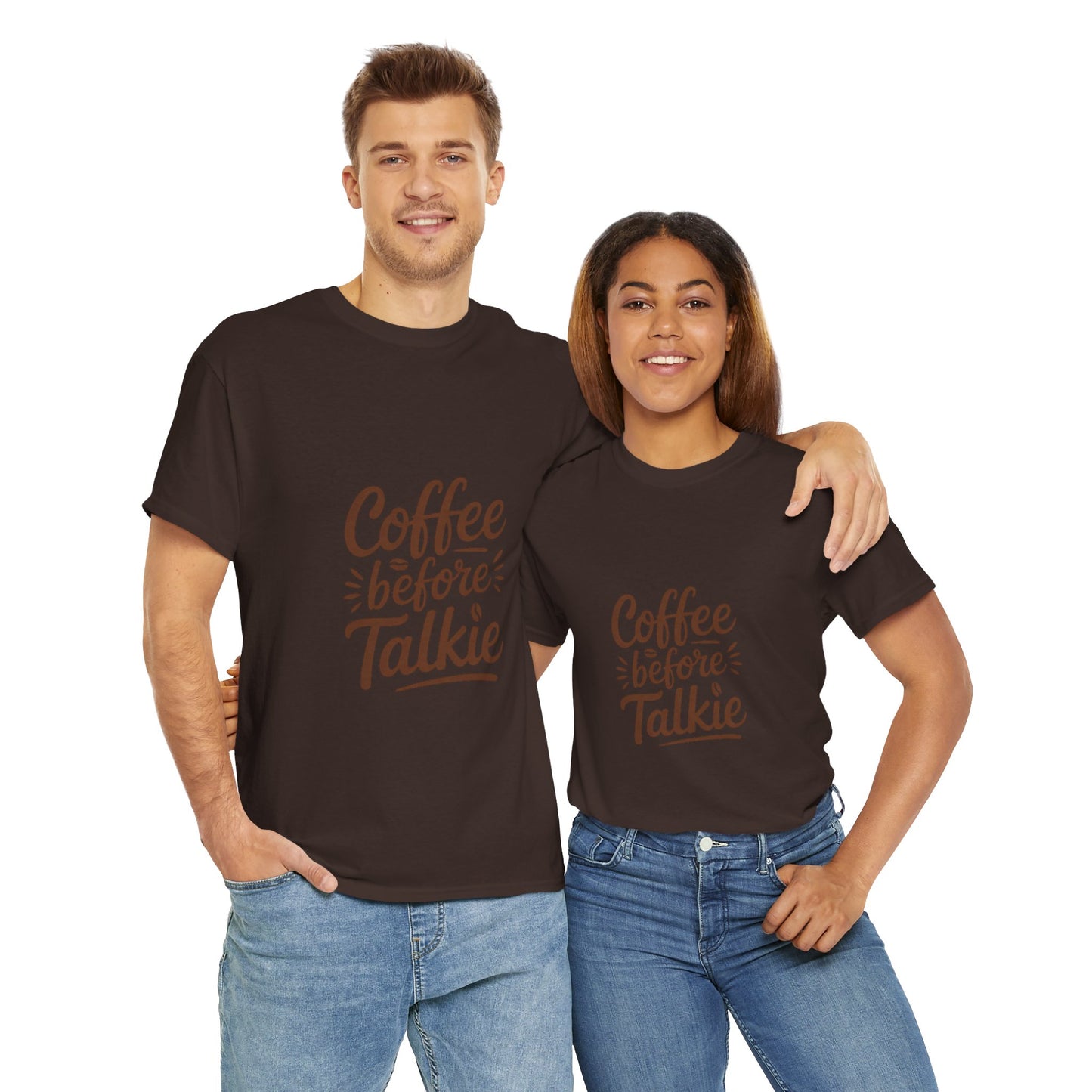 Coffee Before Talkie Unisex Heavy Cotton Tee