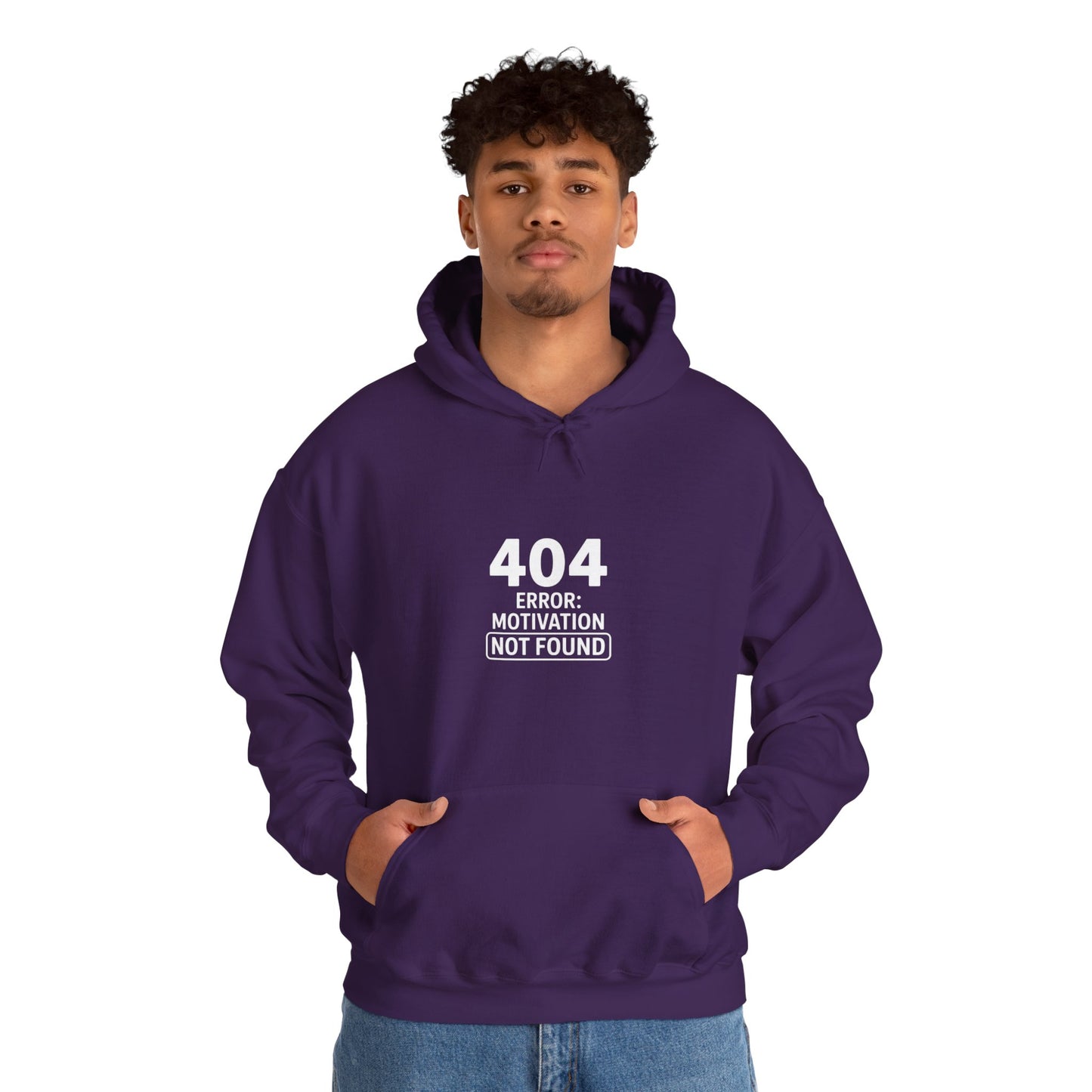 404 Motivation Not Found Hoodie