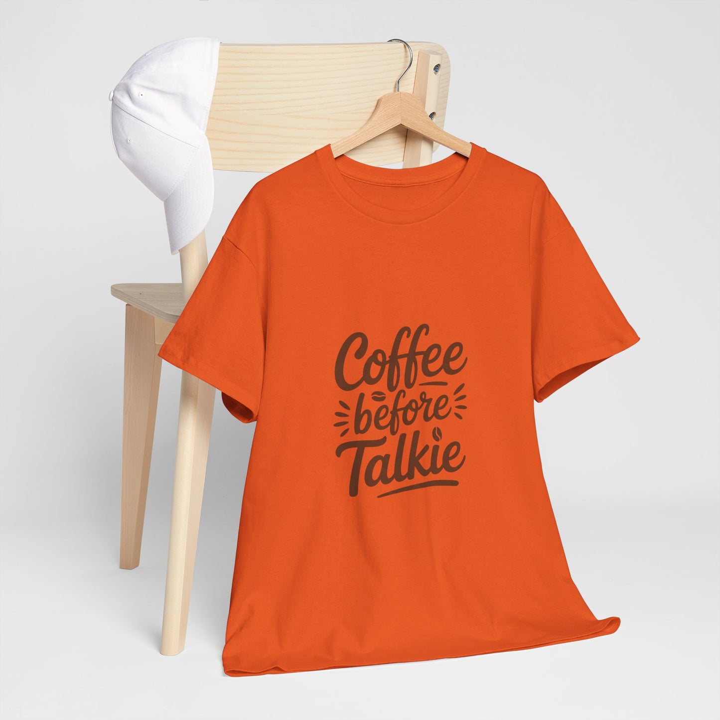 Coffee Before Talkie Unisex Heavy Cotton Tee