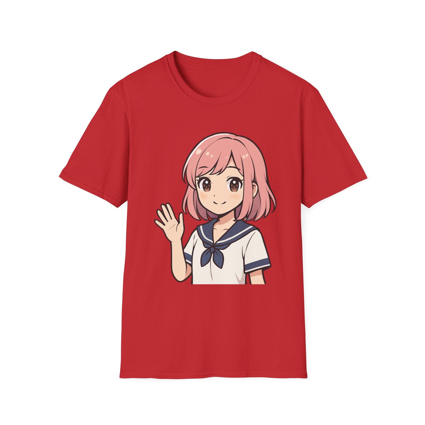 Cute Girl Unisex T-Shirt - Softstyle T-Shirt Design
