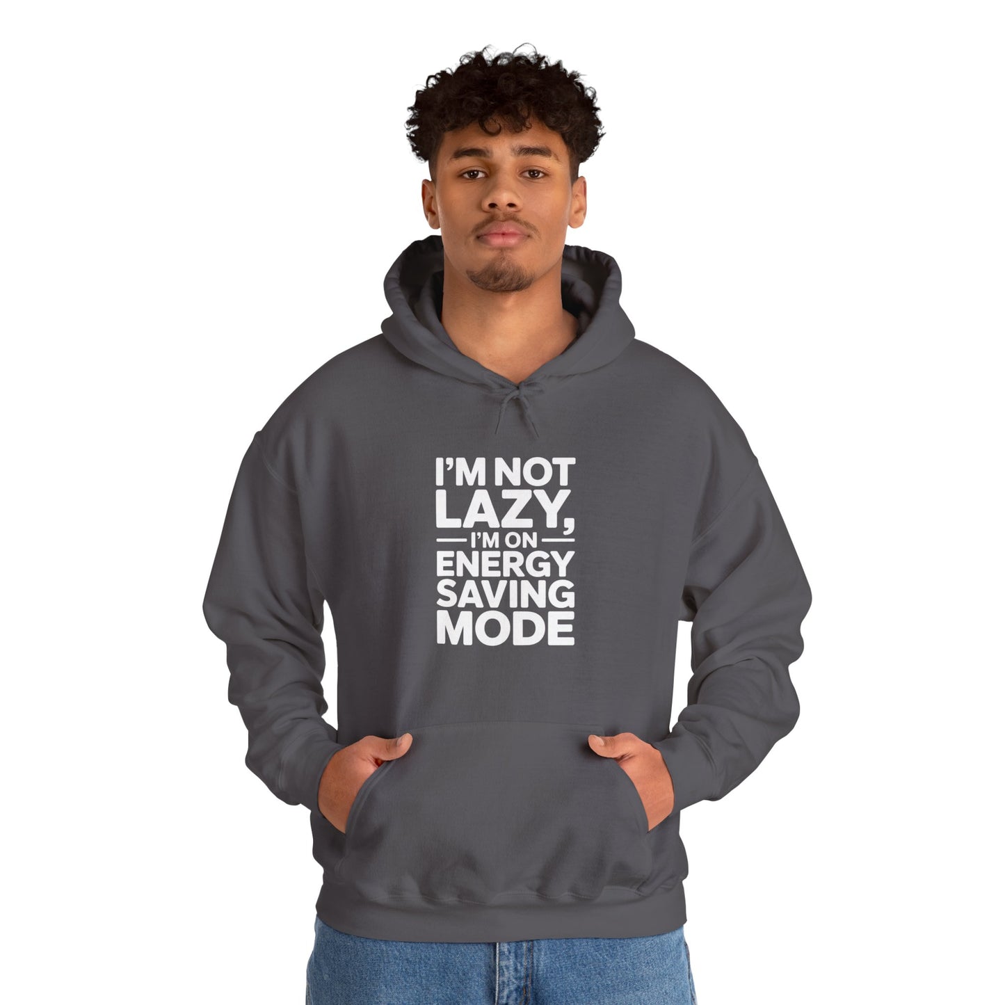 Energy Saving Mode Hoodie - Unisex Heavy Blend Sweatshirt