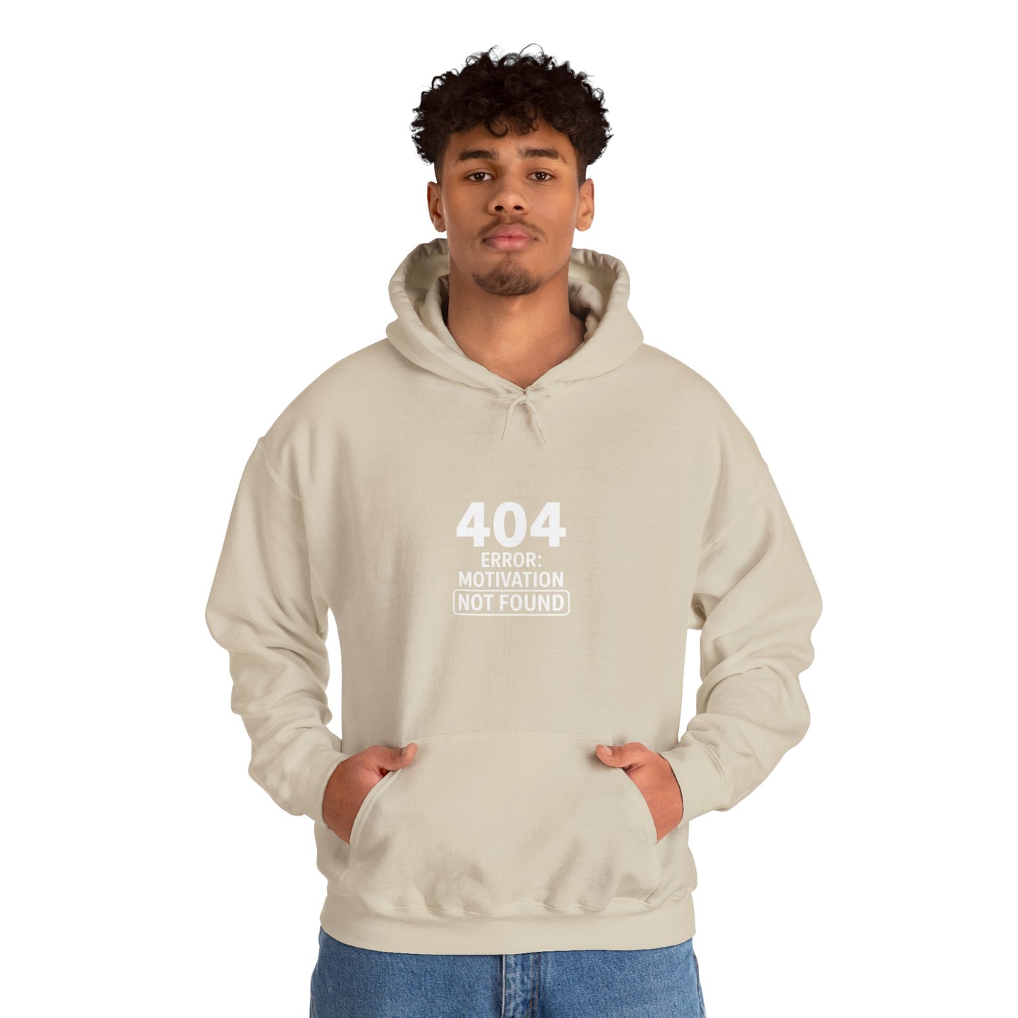 404 Motivation Not Found Hoodie