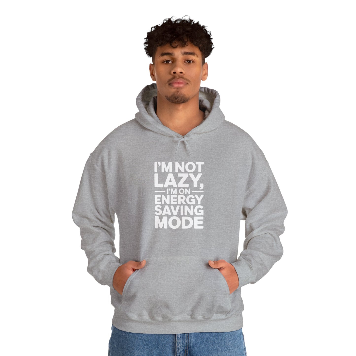 Energy Saving Mode Hoodie - Unisex Heavy Blend Sweatshirt