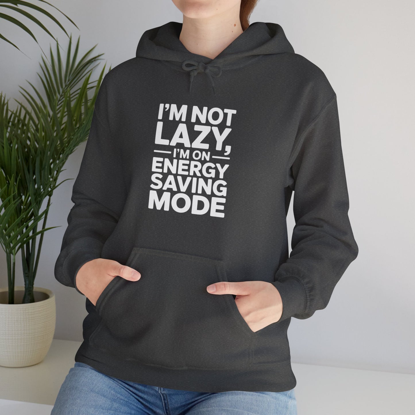 Energy Saving Mode Hoodie - Unisex Heavy Blend Sweatshirt