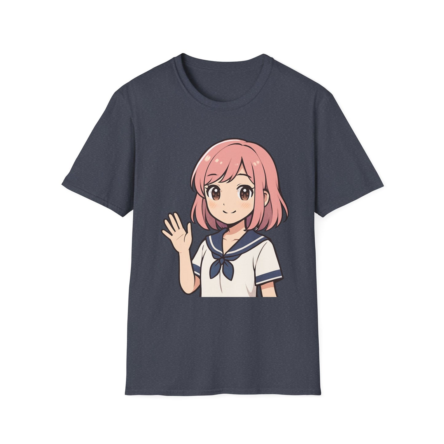 Cute Girl Unisex T-Shirt - Softstyle T-Shirt Design