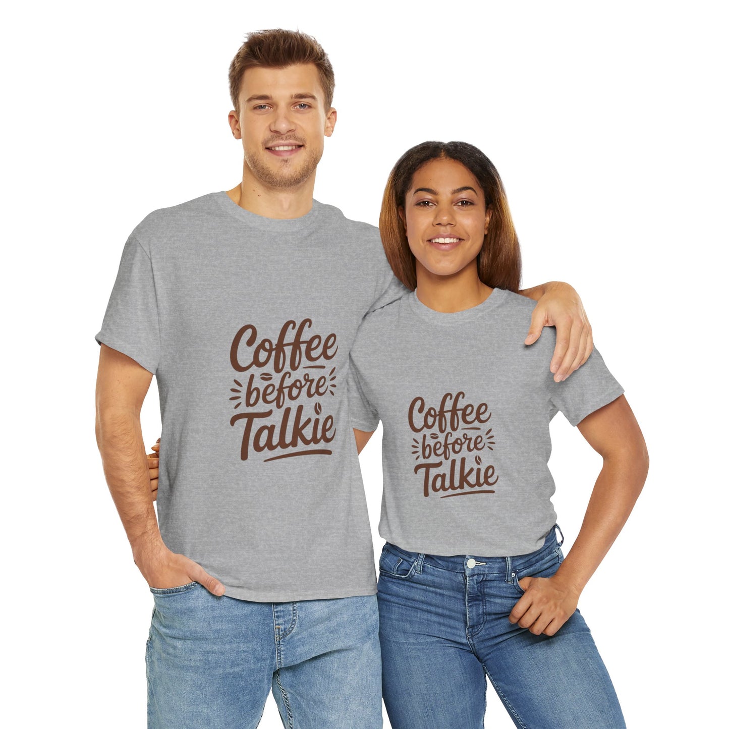 Coffee Before Talkie Unisex Heavy Cotton Tee
