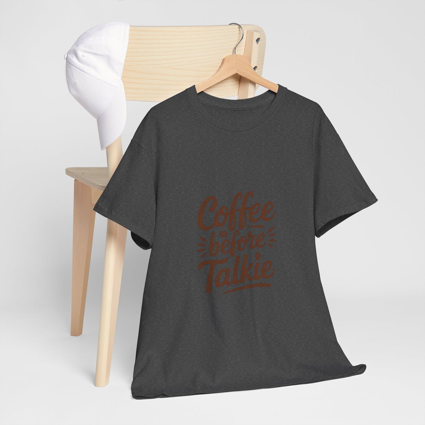 Coffee Before Talkie Unisex Heavy Cotton Tee