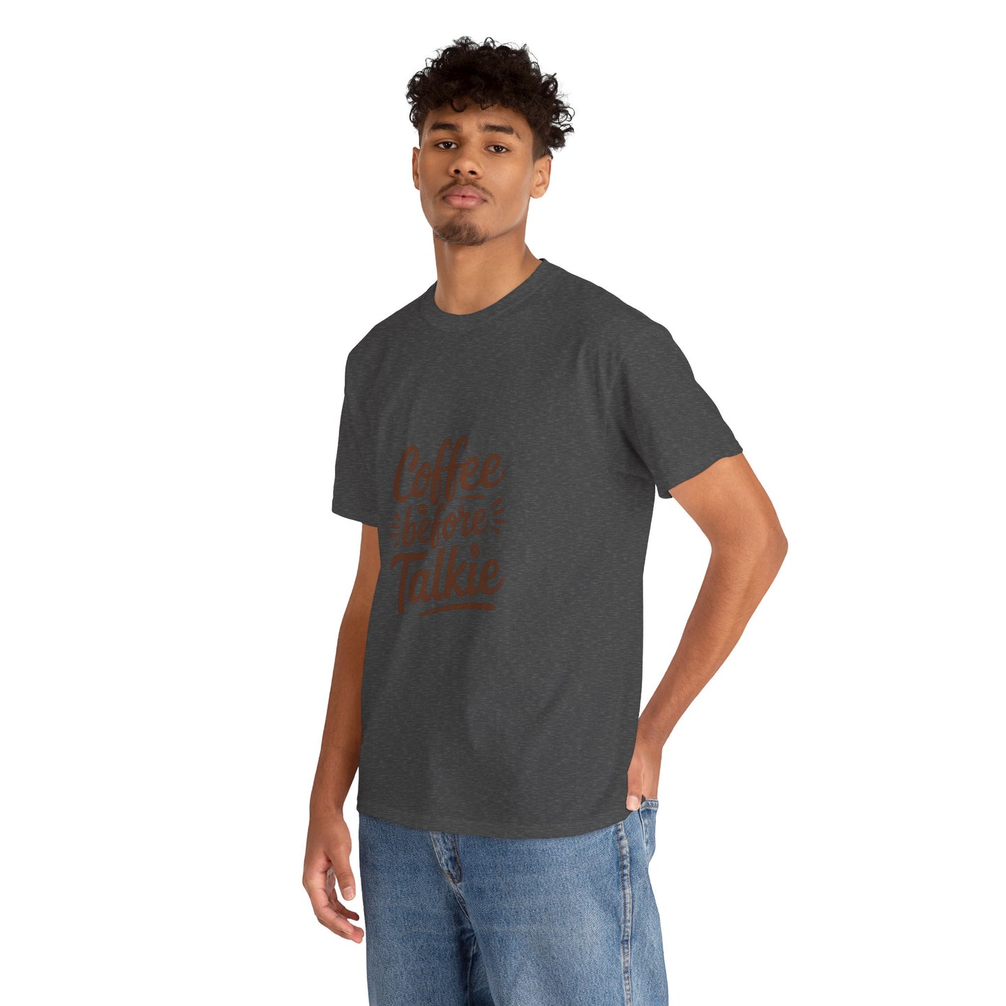 Coffee Before Talkie Unisex Heavy Cotton Tee