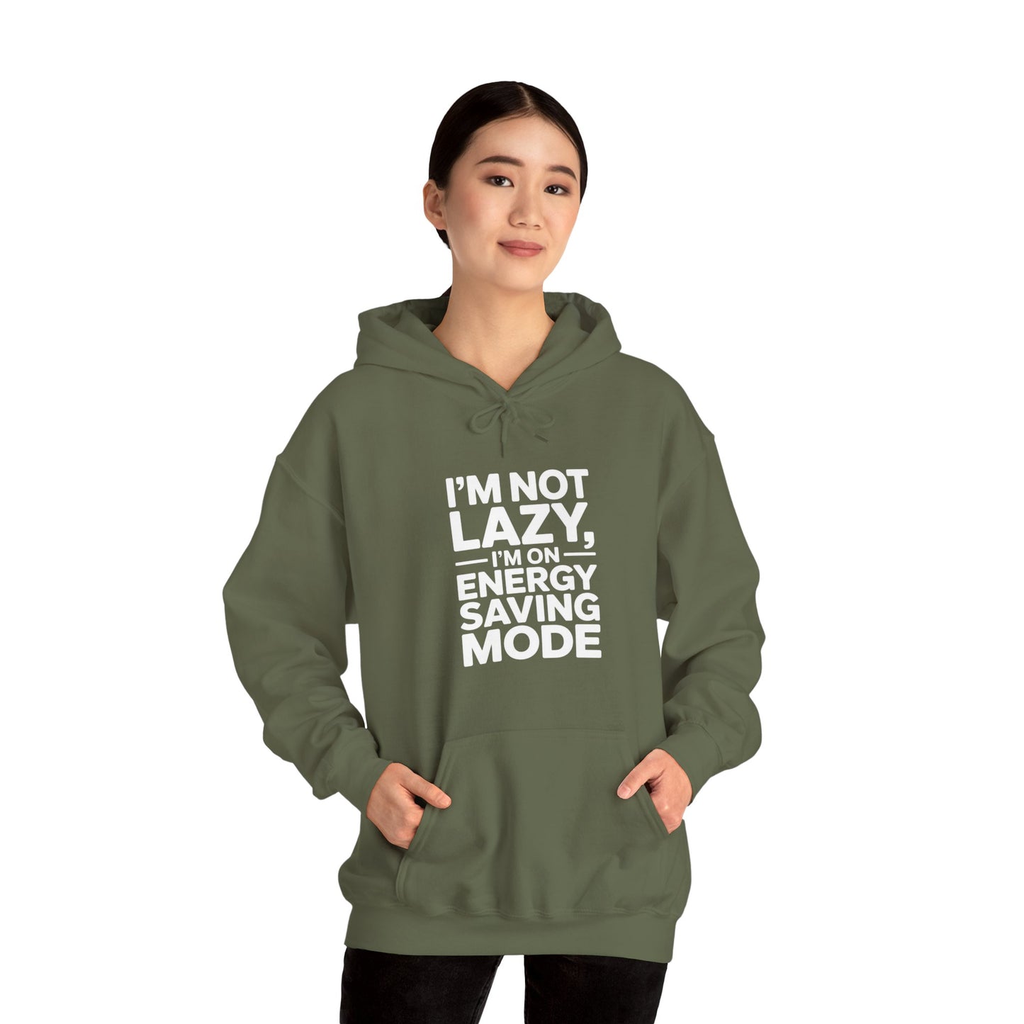 Energy Saving Mode Hoodie - Unisex Heavy Blend Sweatshirt