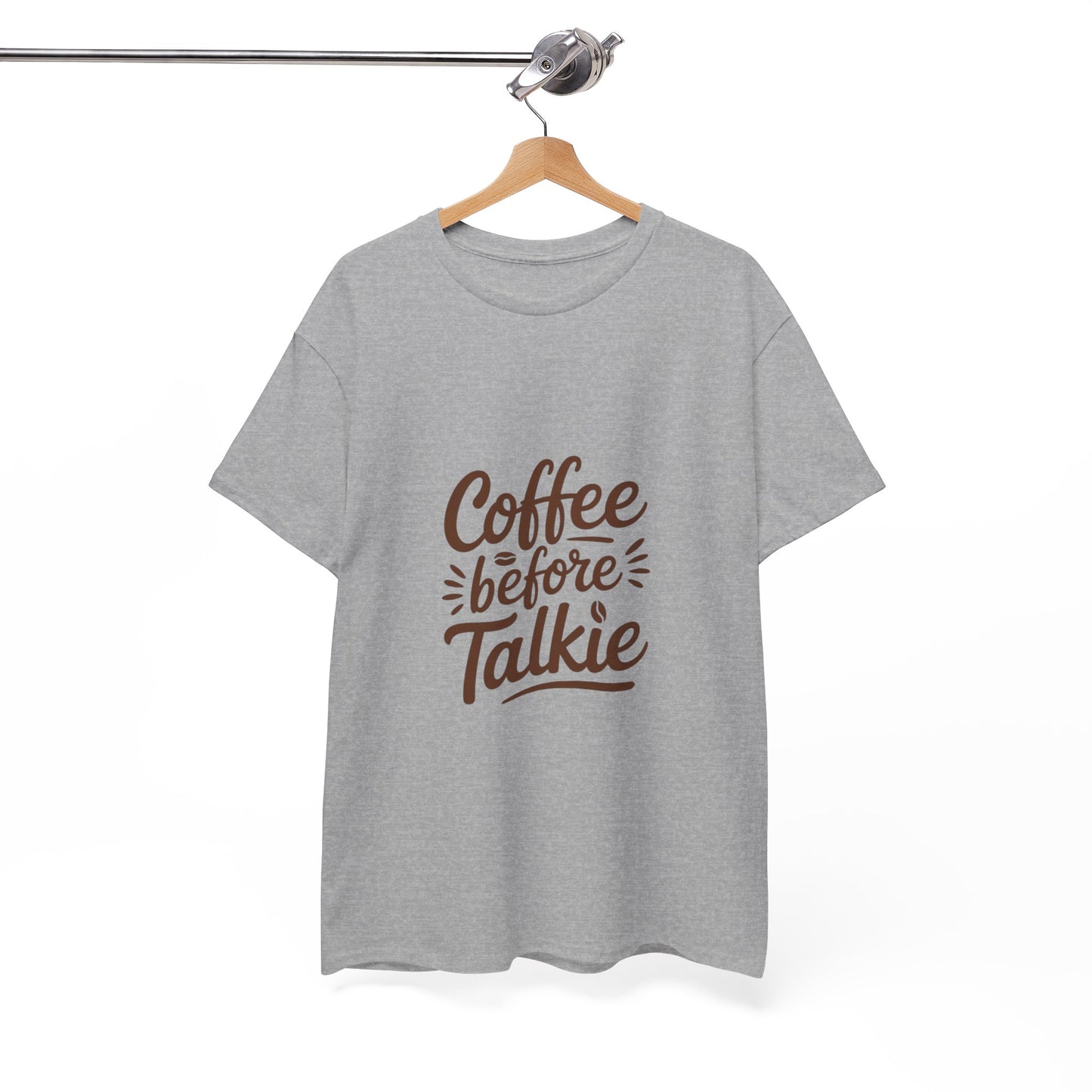 Coffee Before Talkie Unisex Heavy Cotton Tee