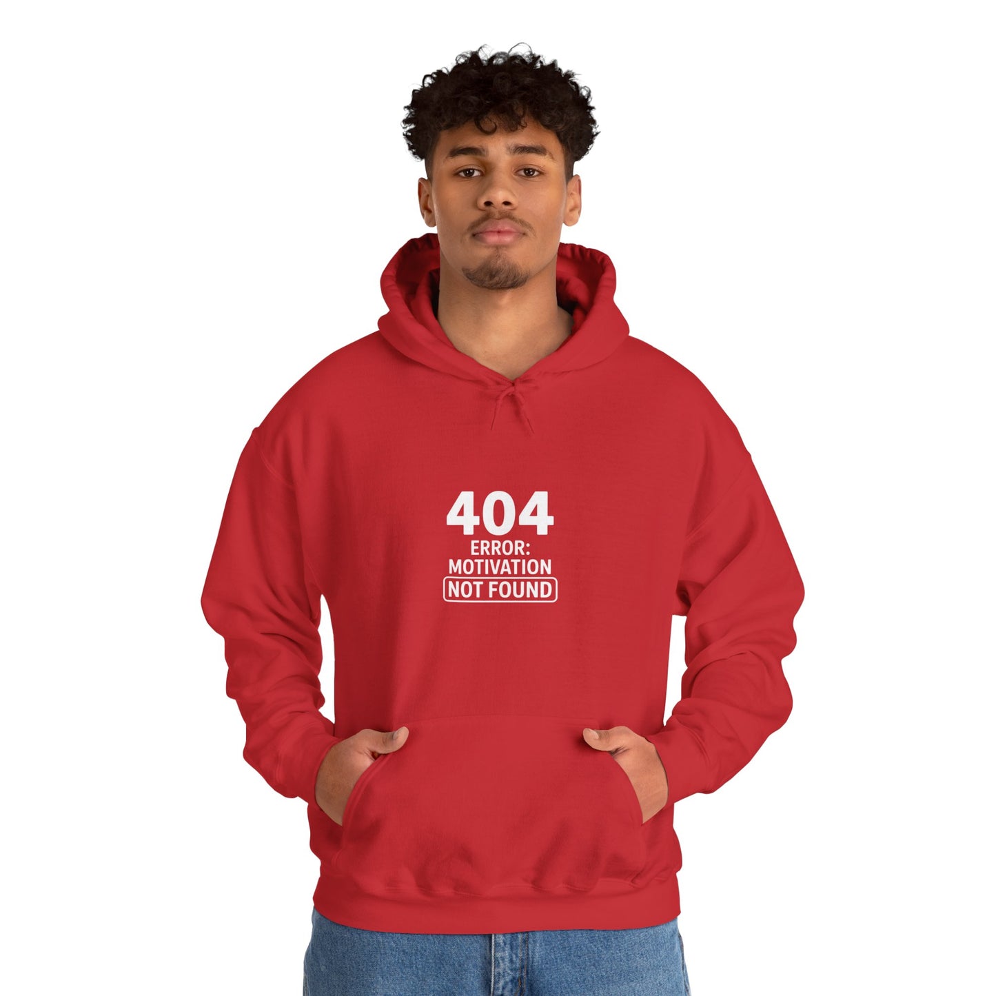404 Motivation Not Found Hoodie