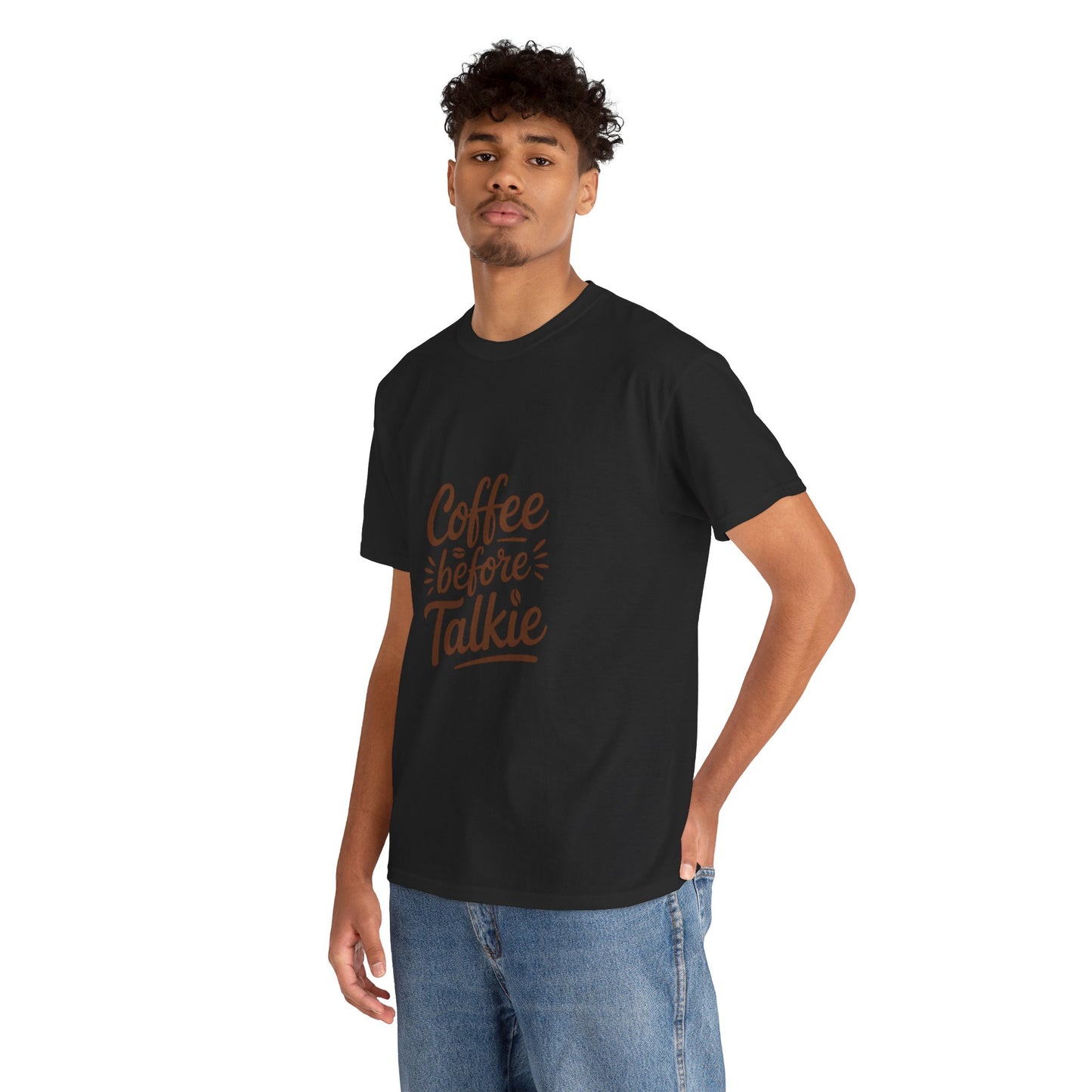 Coffee Before Talkie Unisex Heavy Cotton Tee